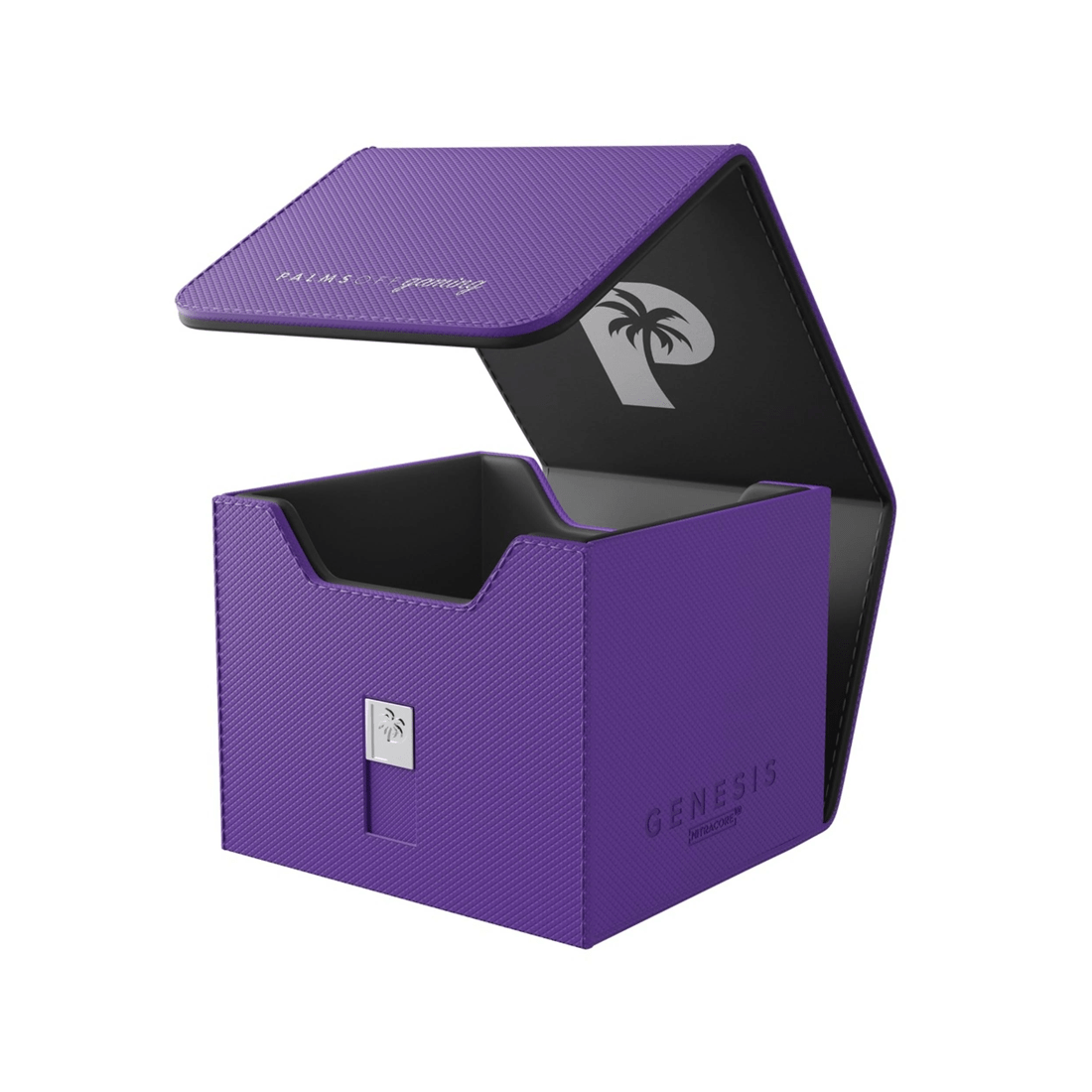 1 Palms Off Gaming Genesis Deck Box - Purple, 1 of 7