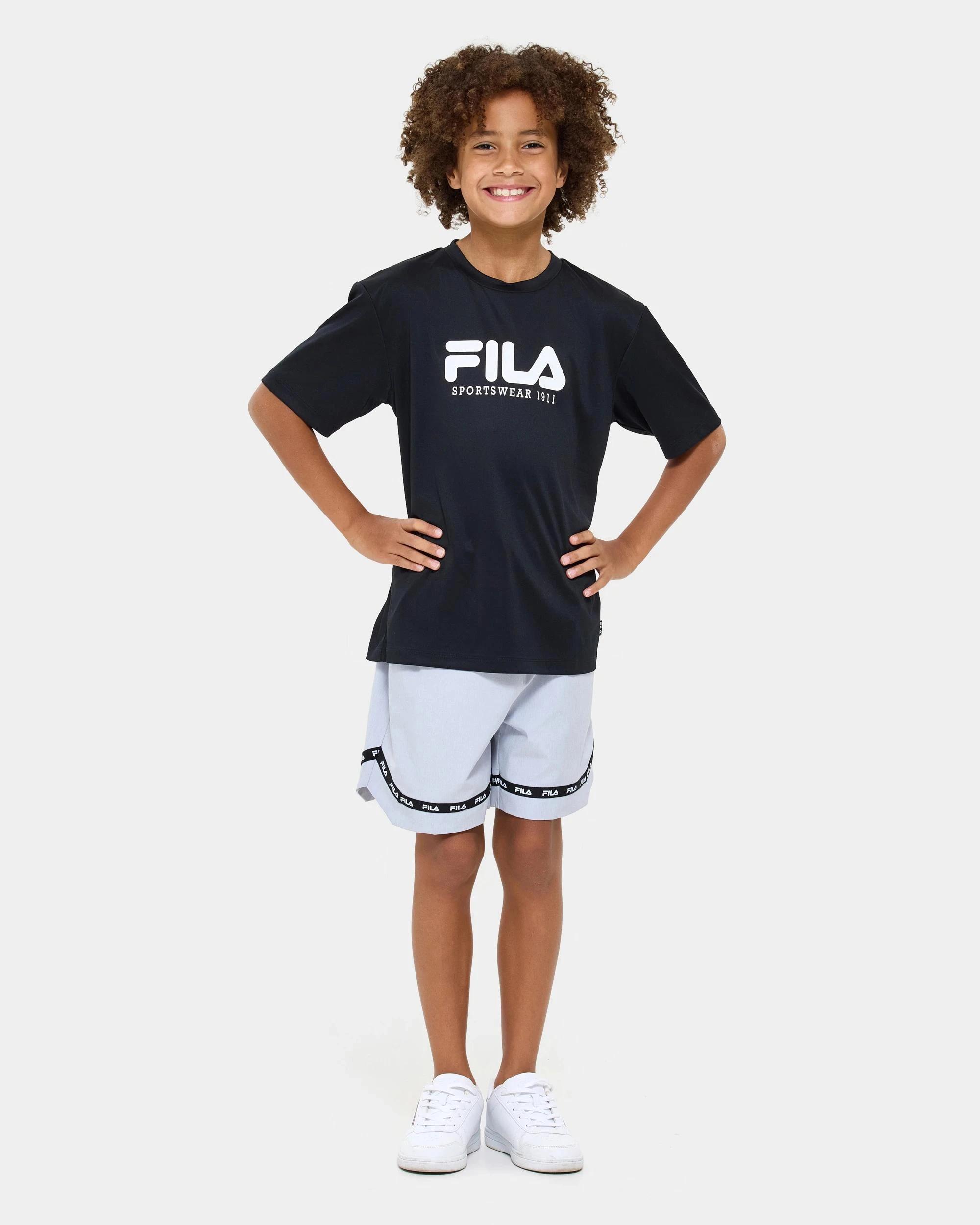 7 Adam Active Short Sleeve T-Shirt - Fila BLACK, 7 of 7