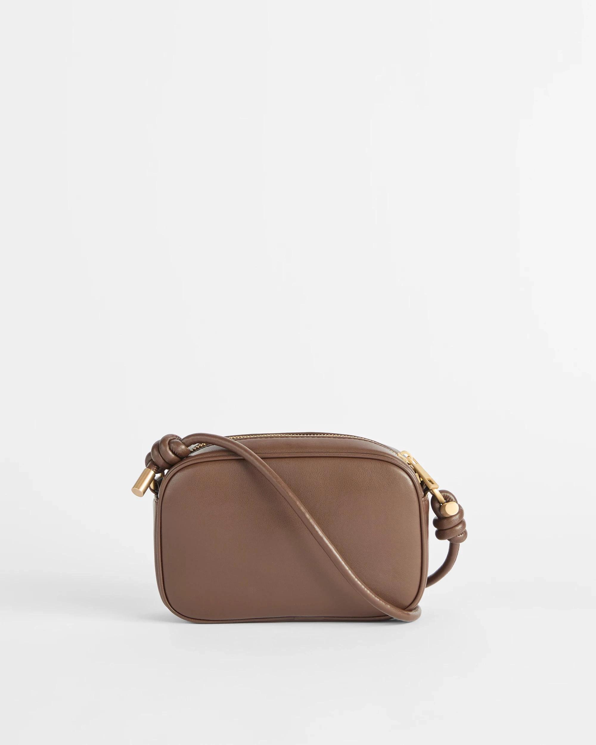 1 Target Knot Detail Crossbody Bag CHOCOLATE, 1 of 2