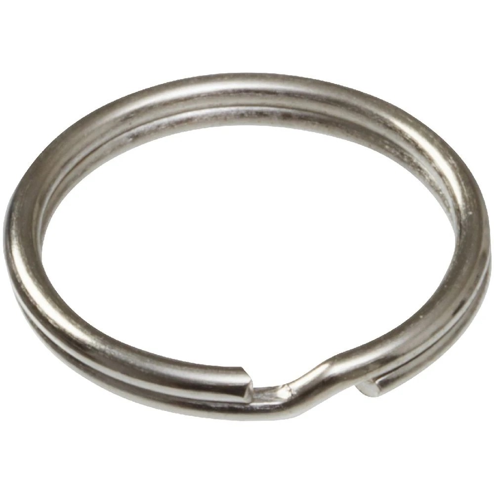 3 J.Burrows Split Key Rings 16mm Silver 10 Pack, 3 of 3