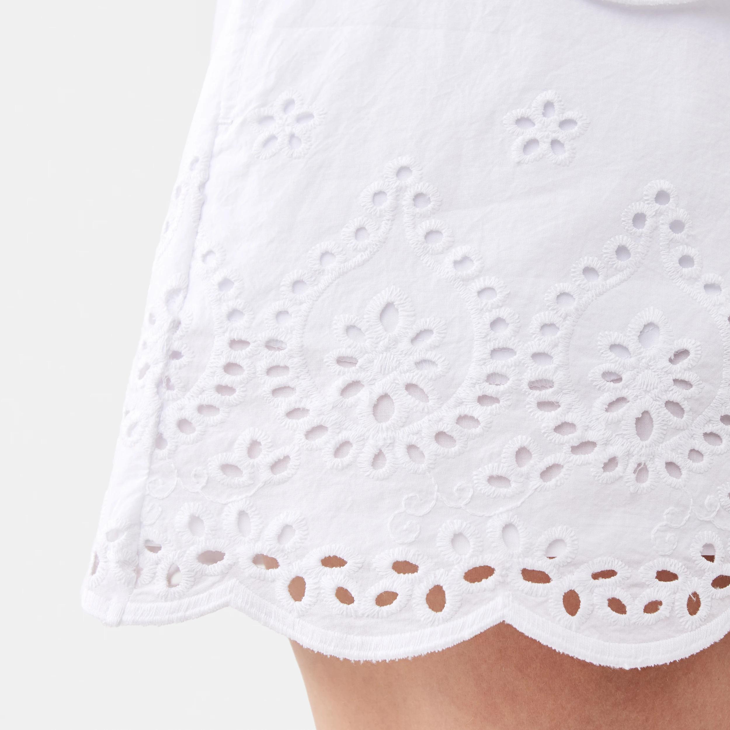 8 Broderie Shorts White, 8 of 8
