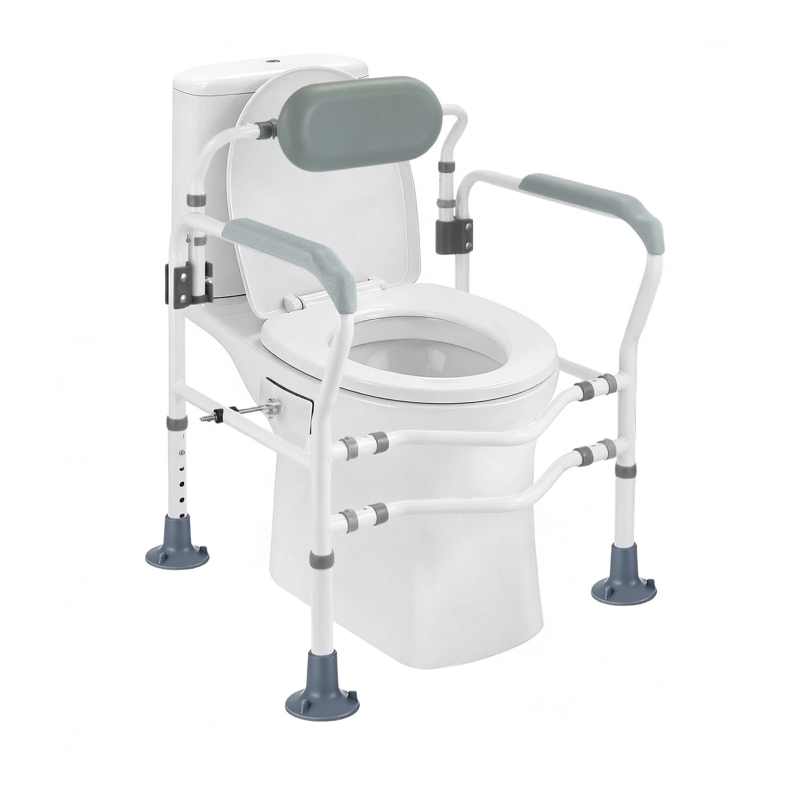 Ausway Medical Toilet Safety Support Bar Hand Rail Adjustable Bathroom ...