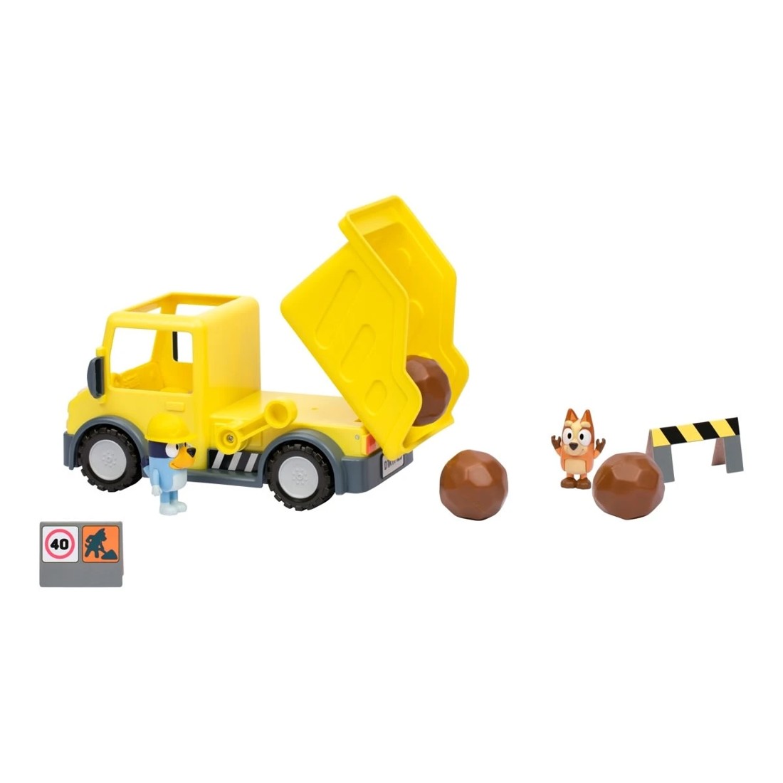 4 Bluey's Dump Truck With Exclusive Hard-Hat Bluey and Muddy Bingo Figures Set, 4 of 10