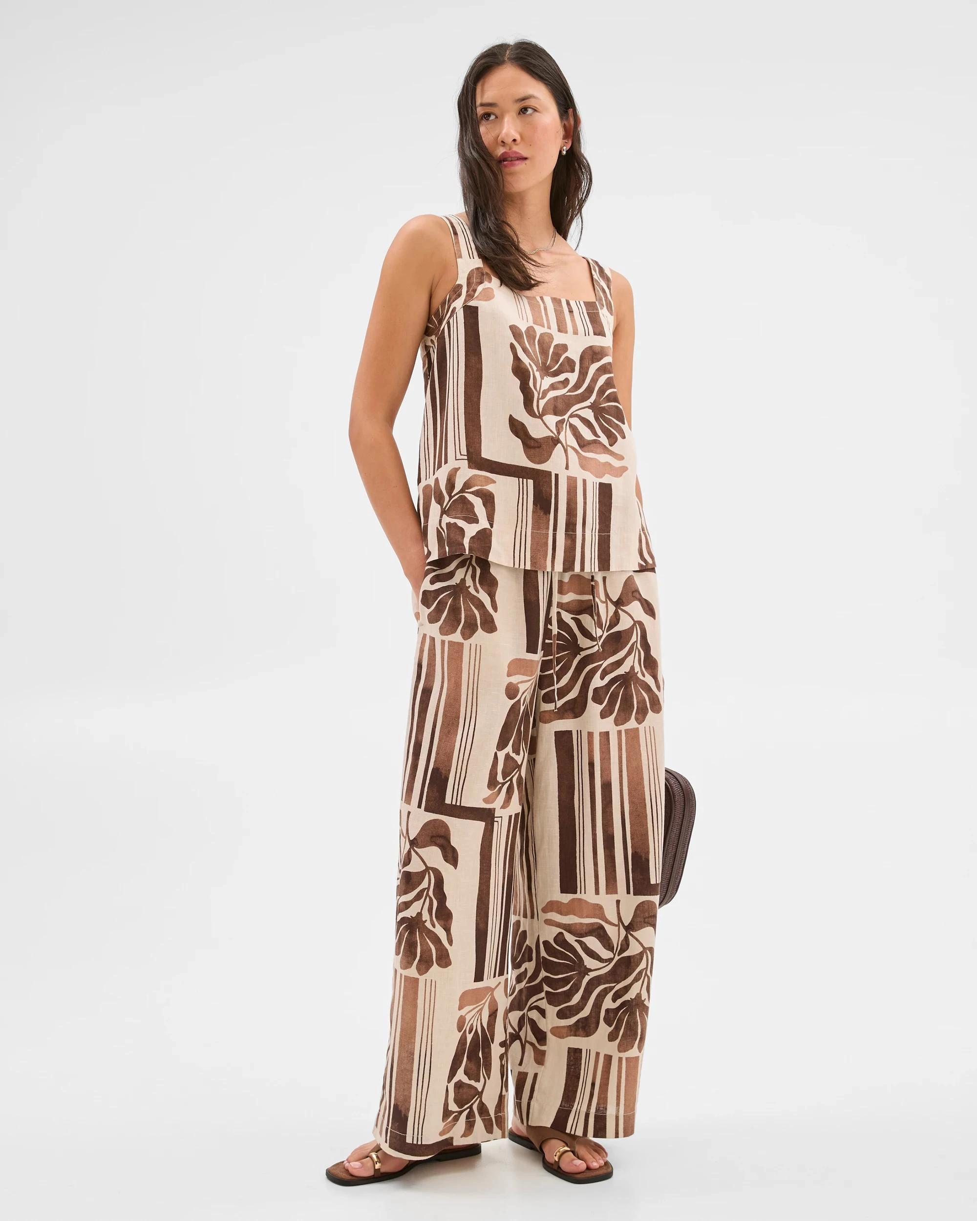 1 Target European Linen Stitch Detail Cami BATIK PRINT, 1 of 7