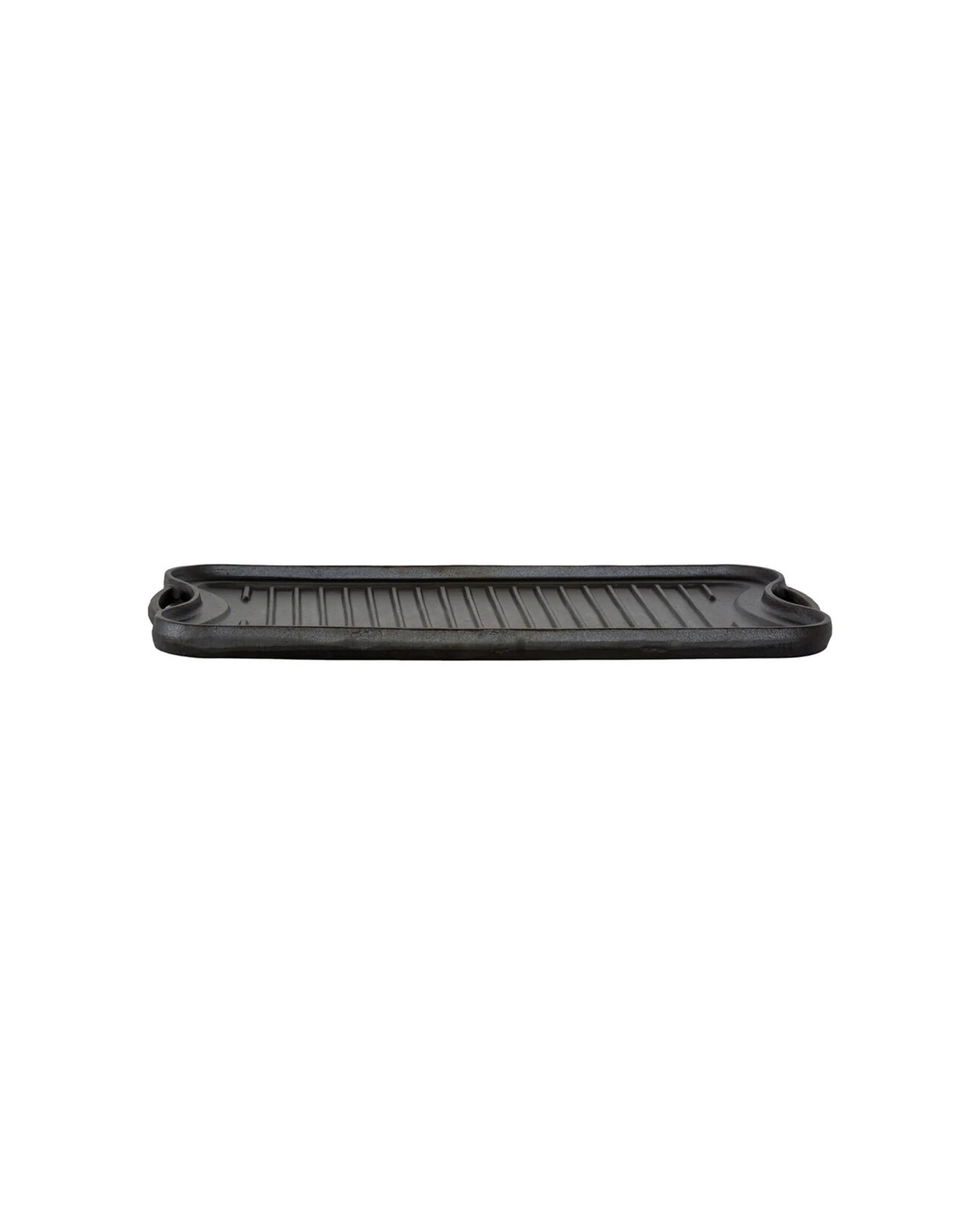 4 Healthy Choice Oil-seasoned Reversible Cast Iron Griddle/grill Plate 50x25cm - Black, 4 of 5