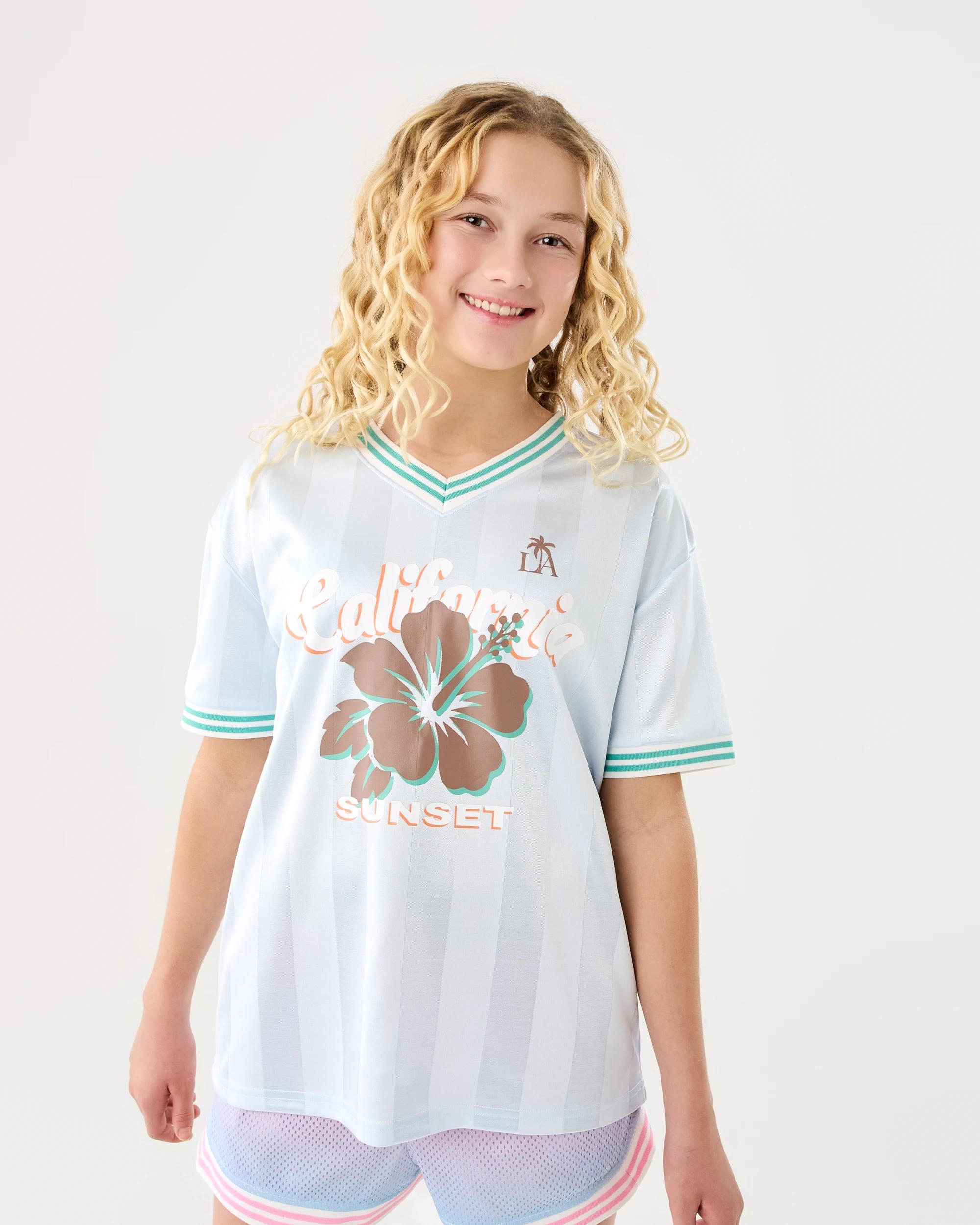 1 Mesh T-shirt Blu Flwr, 1 of 8
