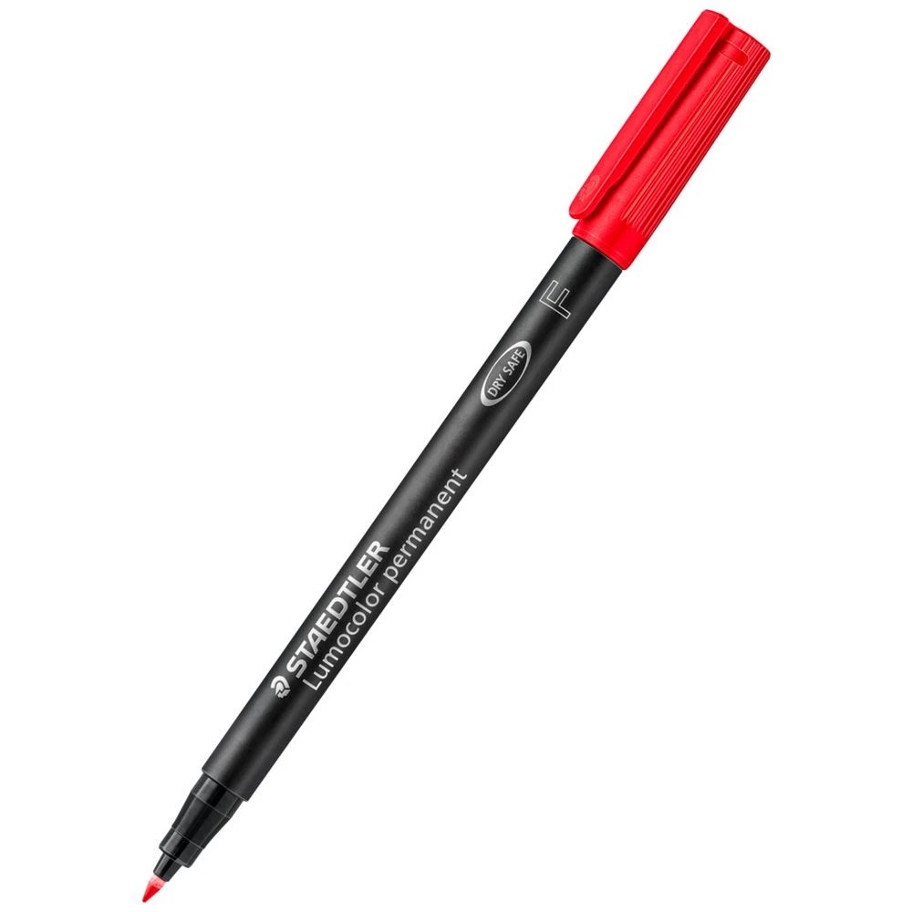 4 Staedtler Lumocolor Permanent Marker 0.6mm Black 10 Pack, 4 of 7