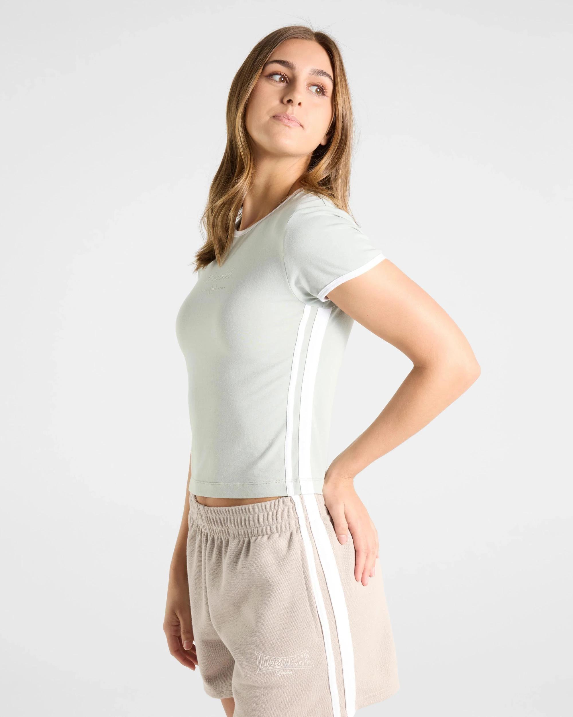 2 Crest T-Shirt - Lonsdale London SAGE, 2 of 4