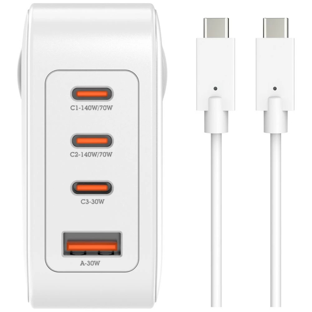 2 J.Burrows 140W GaN 4 Port USB-C/A Wall Charger, 2 of 5