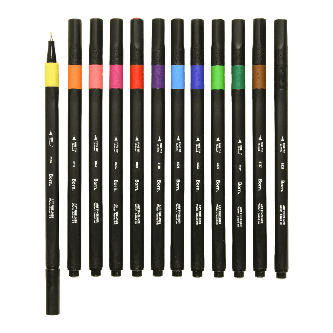 2 Born Art Fineliners Assorted 12 Pack, 2 of 3