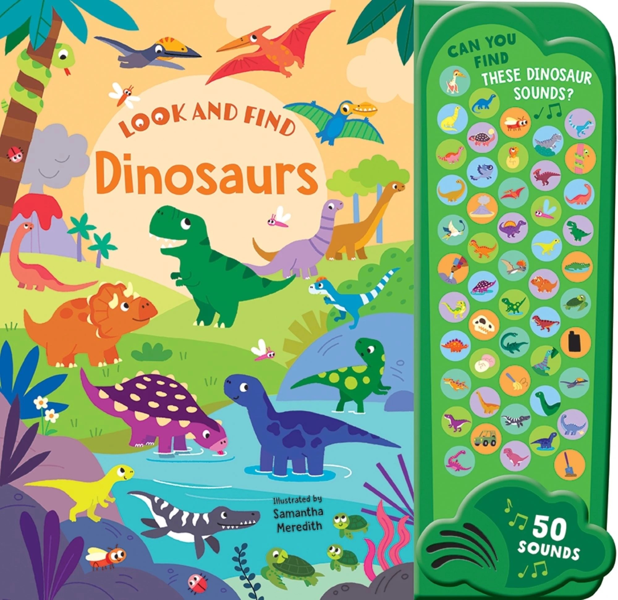 1 Look and Find: Dinosaurs by Samantha Meredith - Sound Book, 1 of 3