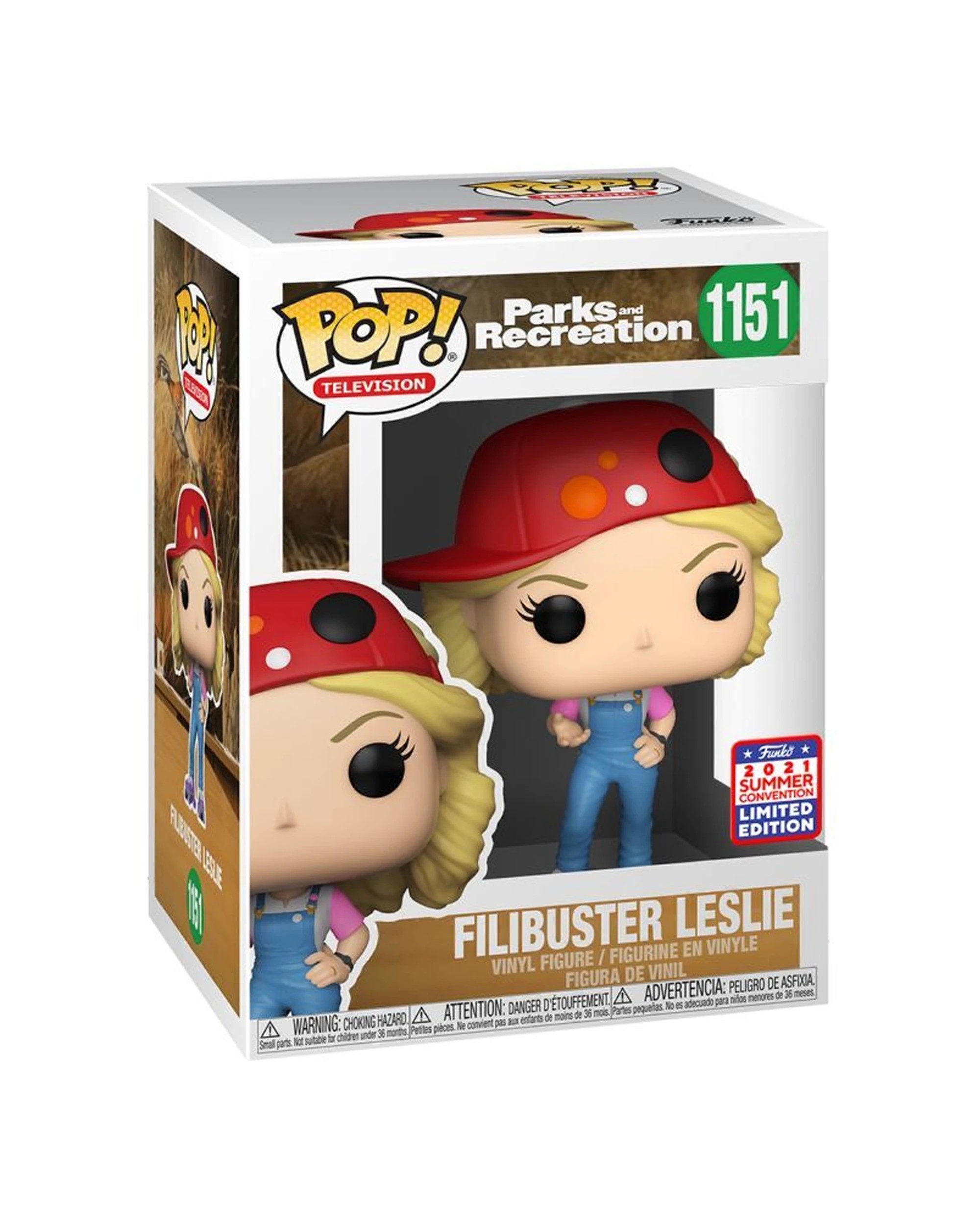 2 POP Leslie Filibuster Pop Pop Vinyl Figure 10cm Collectible Action Figure - Multi, 2 of 3