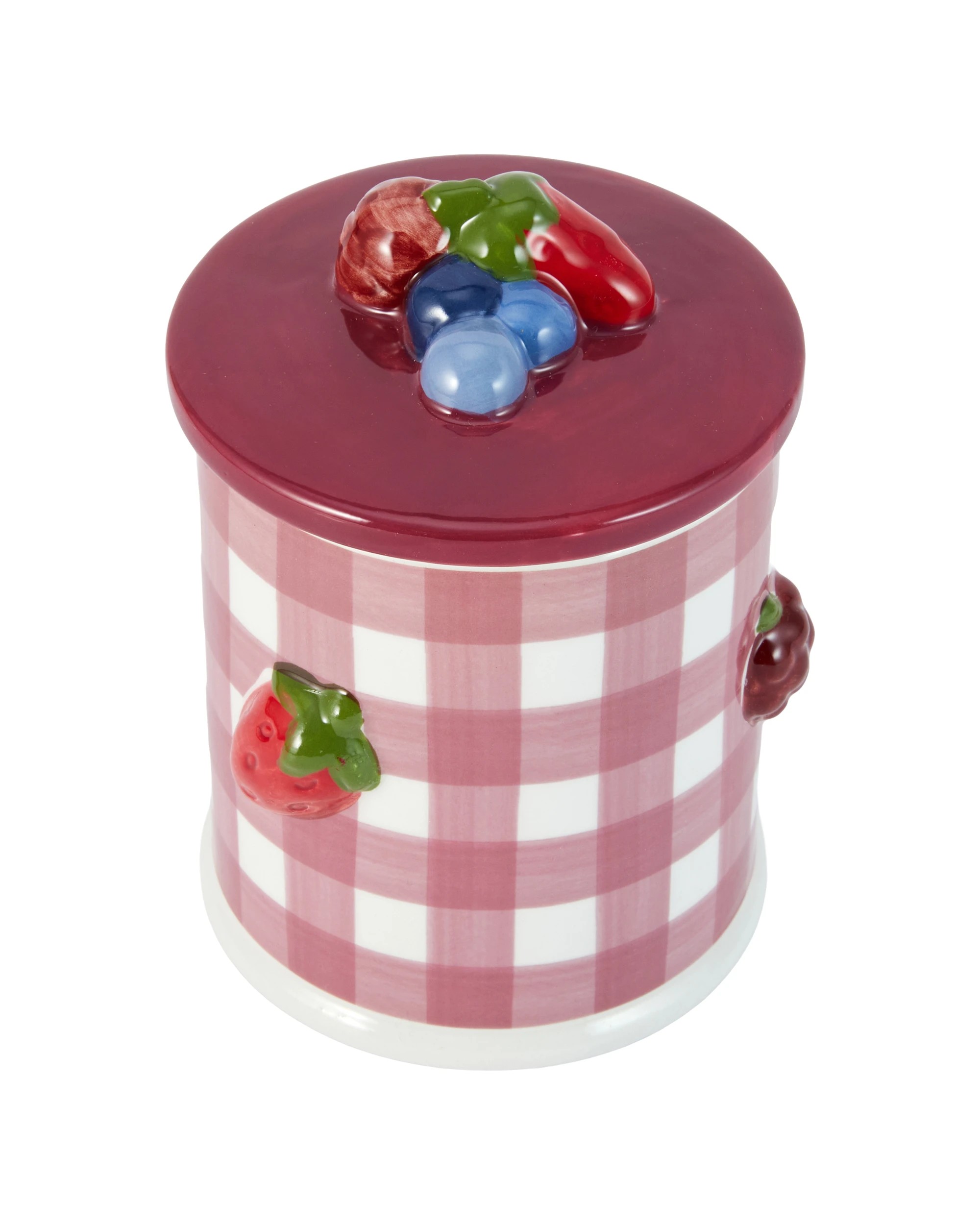 3 Brunch Club Berry Check Candle, 3 of 6