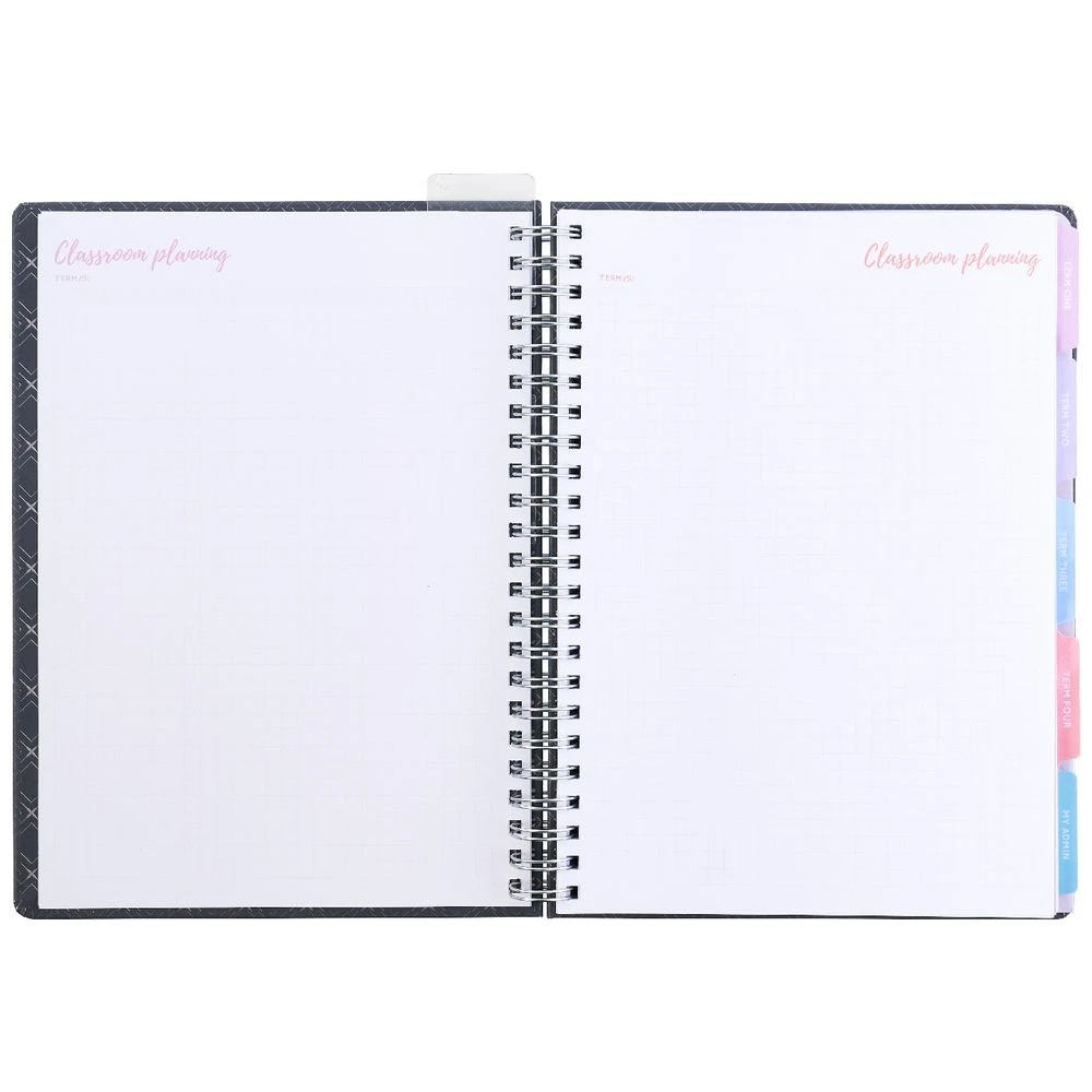 6 Otto A4 Teachers' Undated Planner Geo Black, 6 of 10