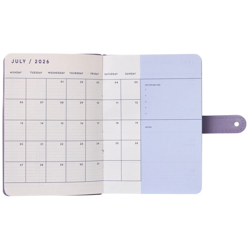 5 Otto A6 Week to View FY26/27 Diary Purple, 5 of 7