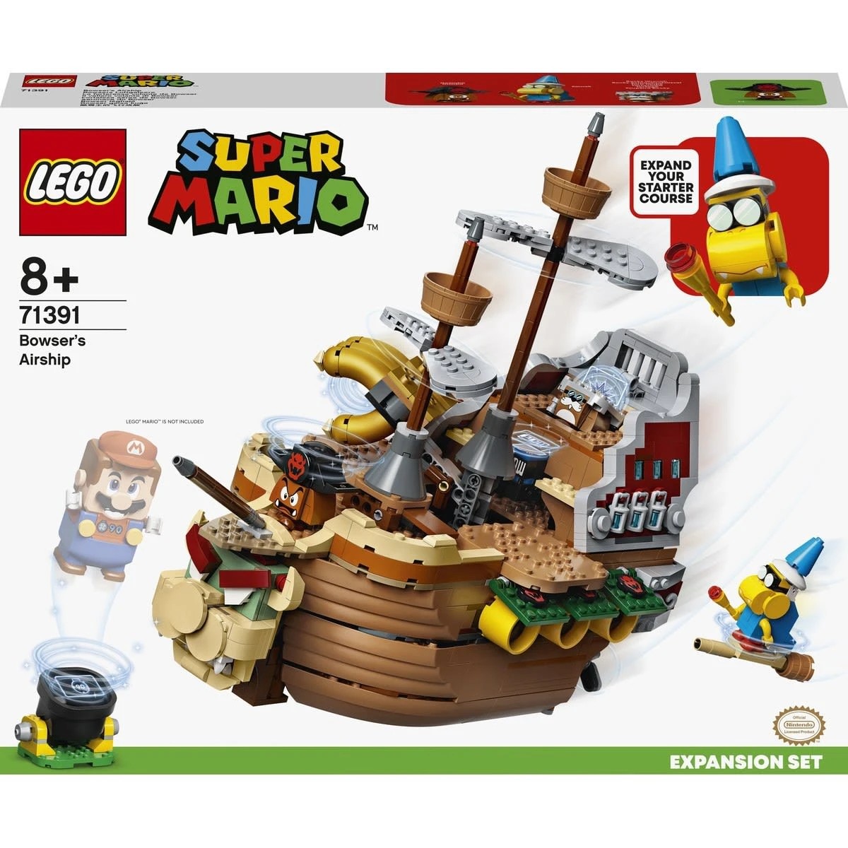 1 LEGO Super Mario Bowser’s Airship Expansion Set 71391, 1 of 10