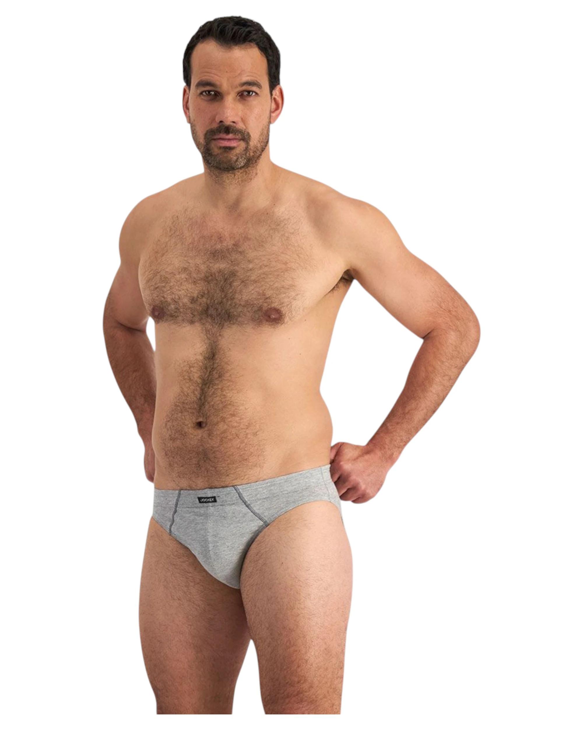 8 Jockey 8 Pack Mens Cotton Briefs / Grey/ Red Underwear Black/grey/red, 8 of 10