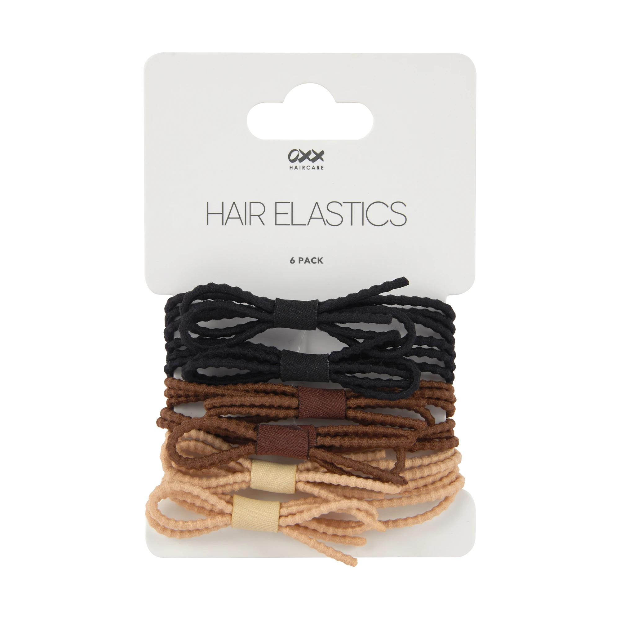 4 OXX Haircare 6 Pack Hair Elastics, 4 of 4