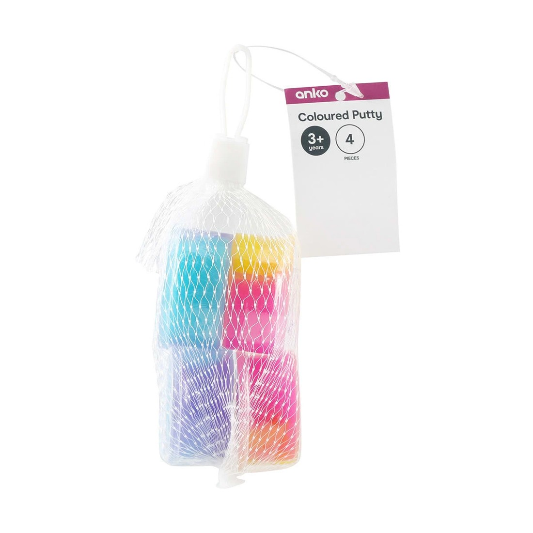 4 4 Pack Coloured Putty, 4 of 4