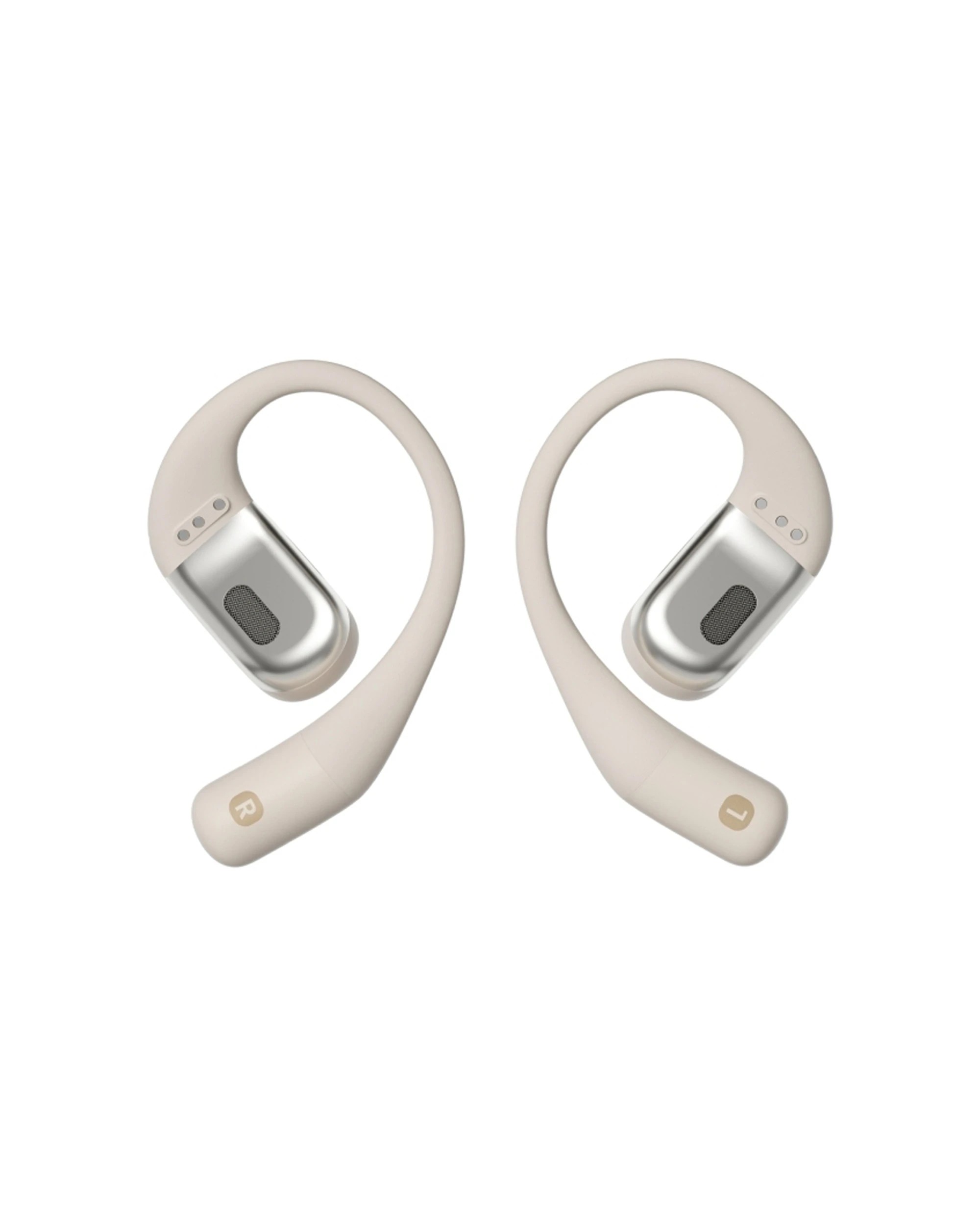 3 SHOKZ OpenFit Open Ear Wireless Earbuds Long Battery Bluetooth 5.2 Comfort Fit
 - beige, 3 of 4
