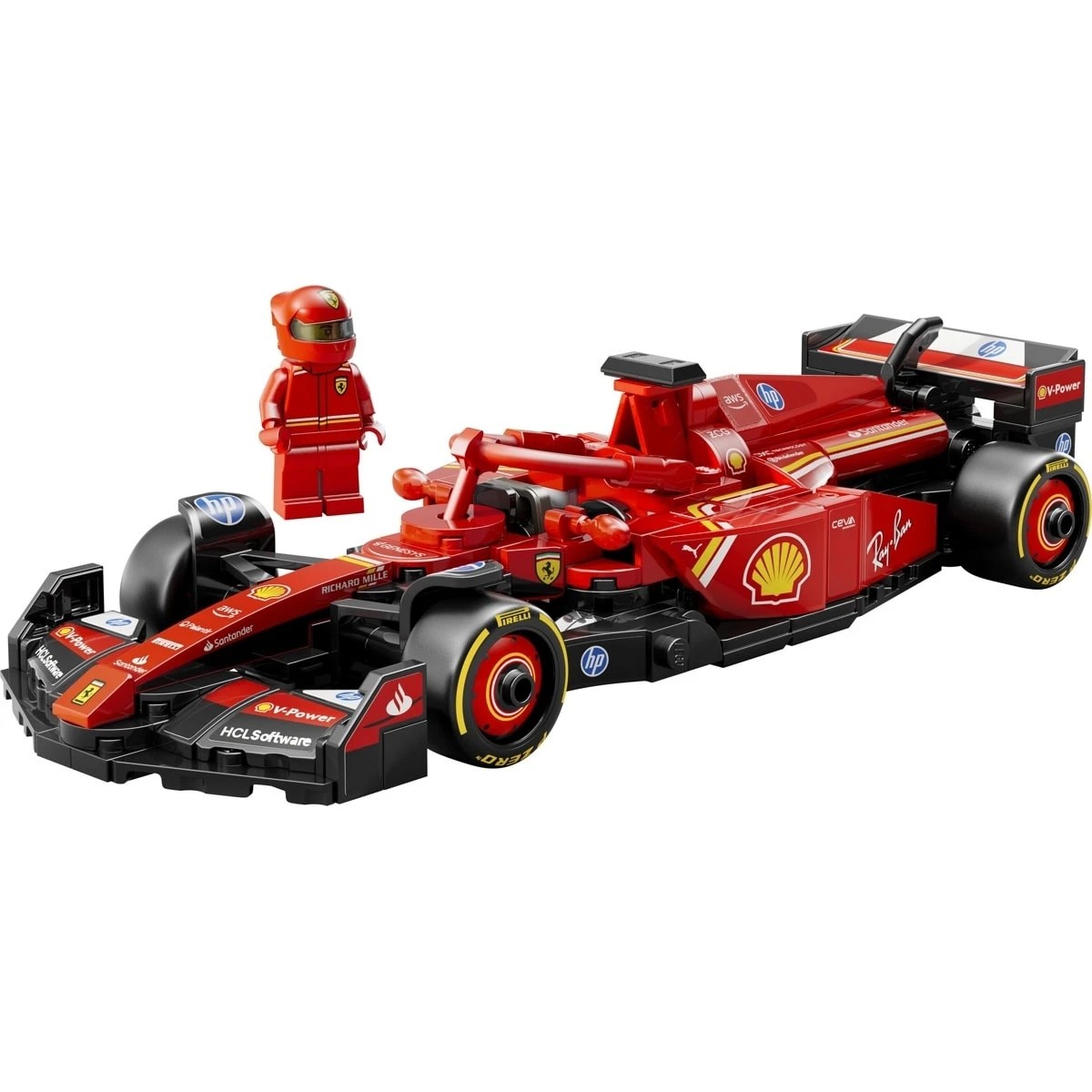 3 LEGO Speed Champions Ferrari SF-24 F1 Race Car 77242, 3 of 10