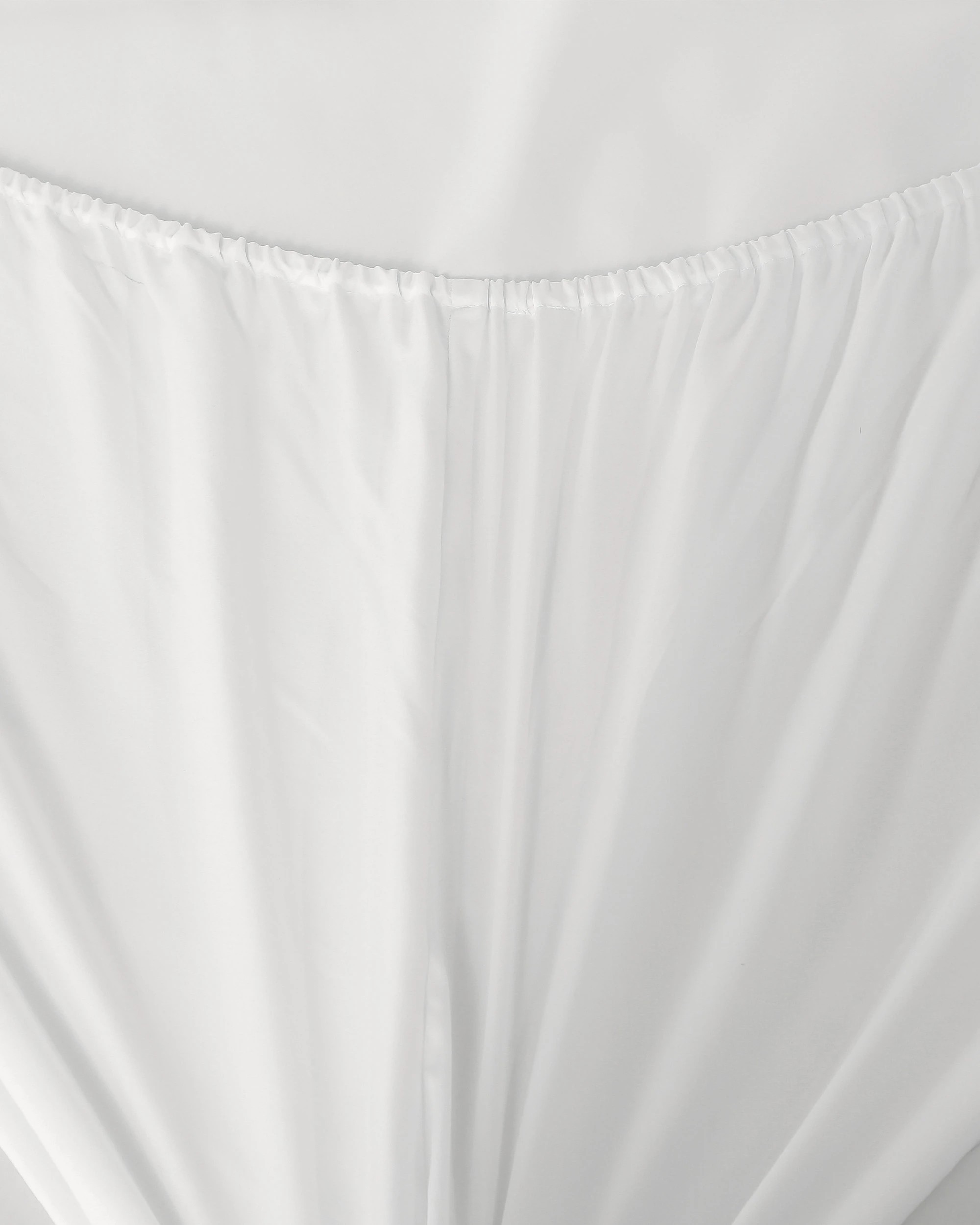 3 Serene 400TC Bamboo Cotton Sateen Fitted Sheet Set - King Bed - White, 3 of 5
