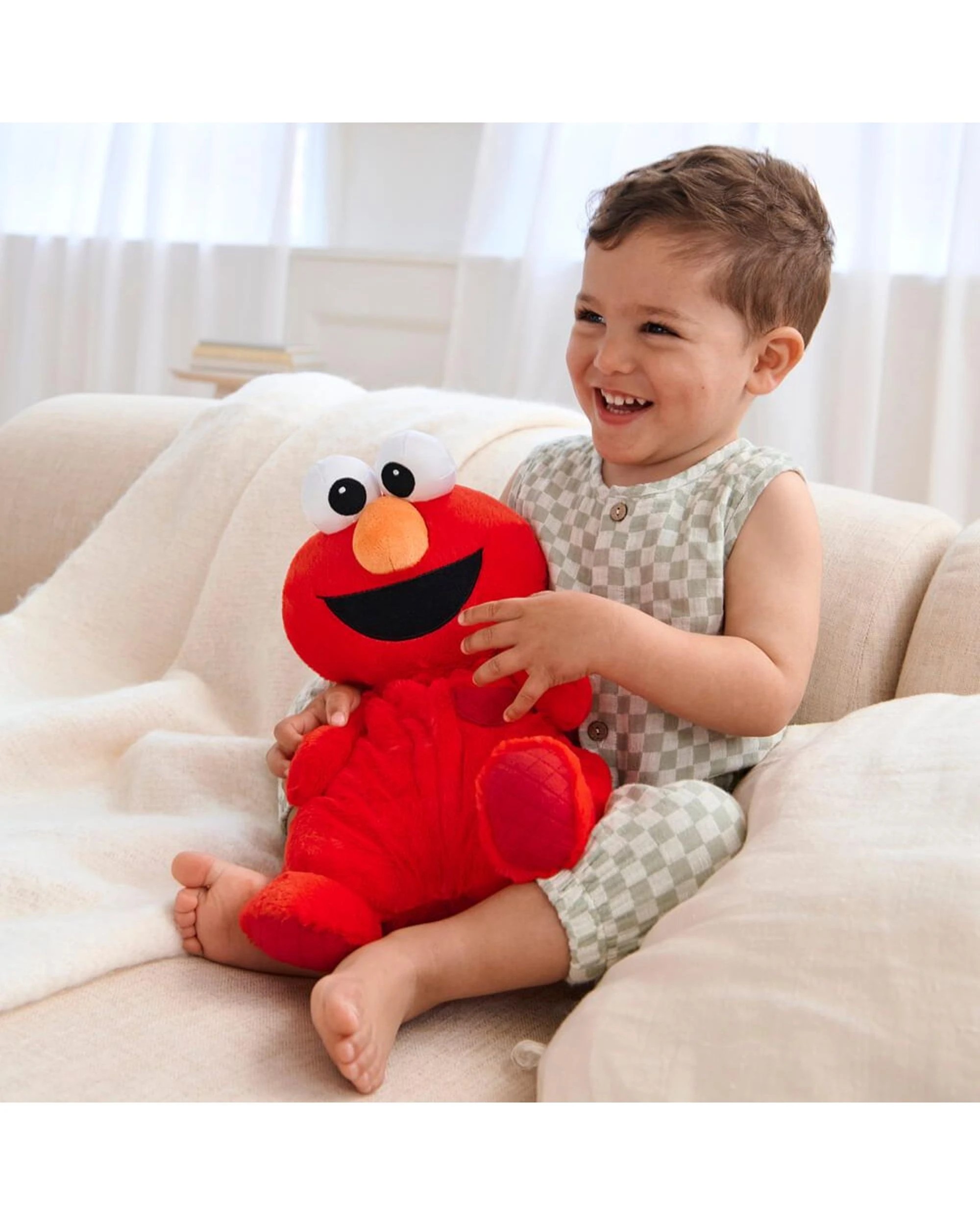 8 Gund Sesame Street Oh So Snuggly Elmo Plush, 8 of 9