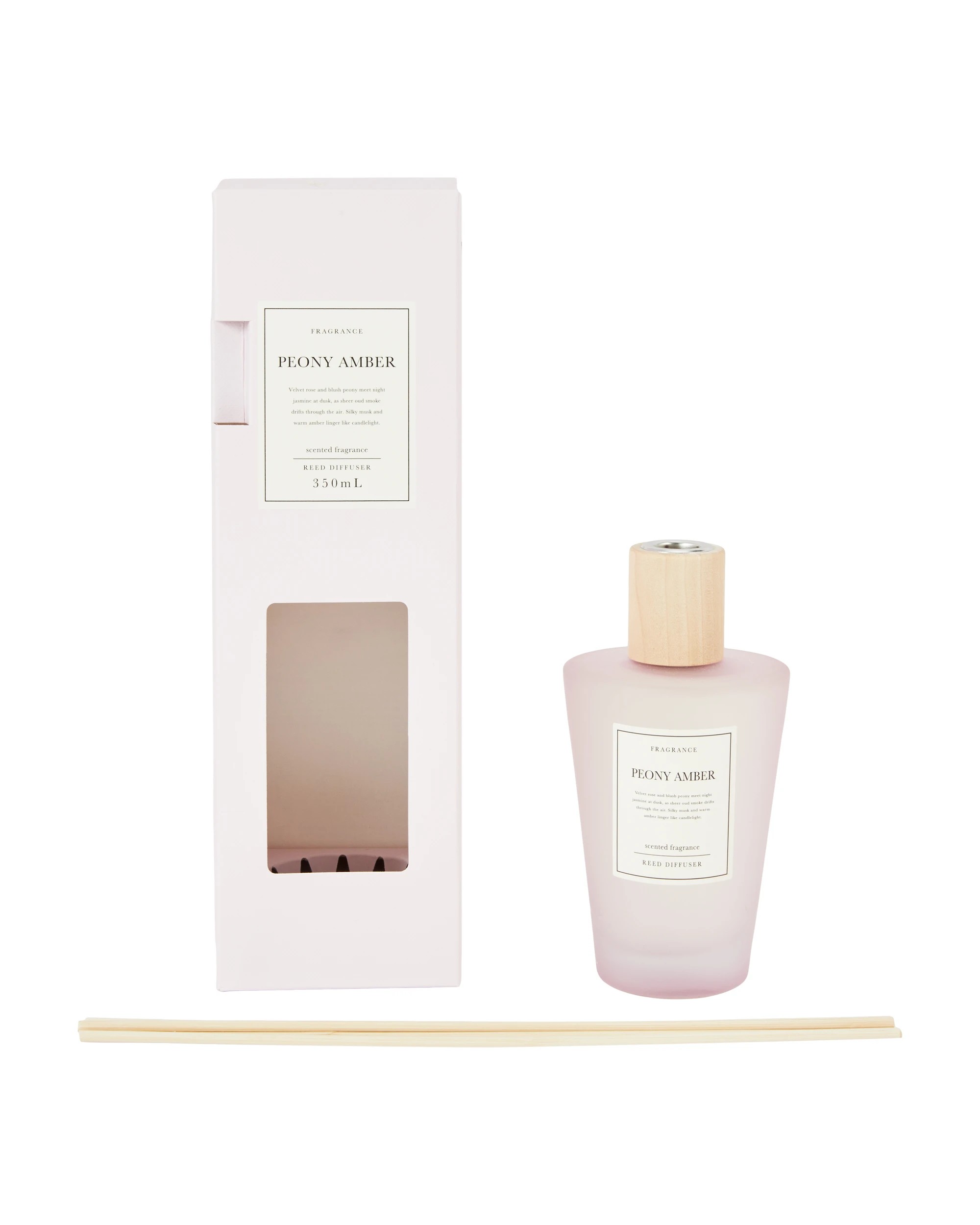 2 XL Frosted Peony Amber Reed Diffuser 350ml, 2 of 6