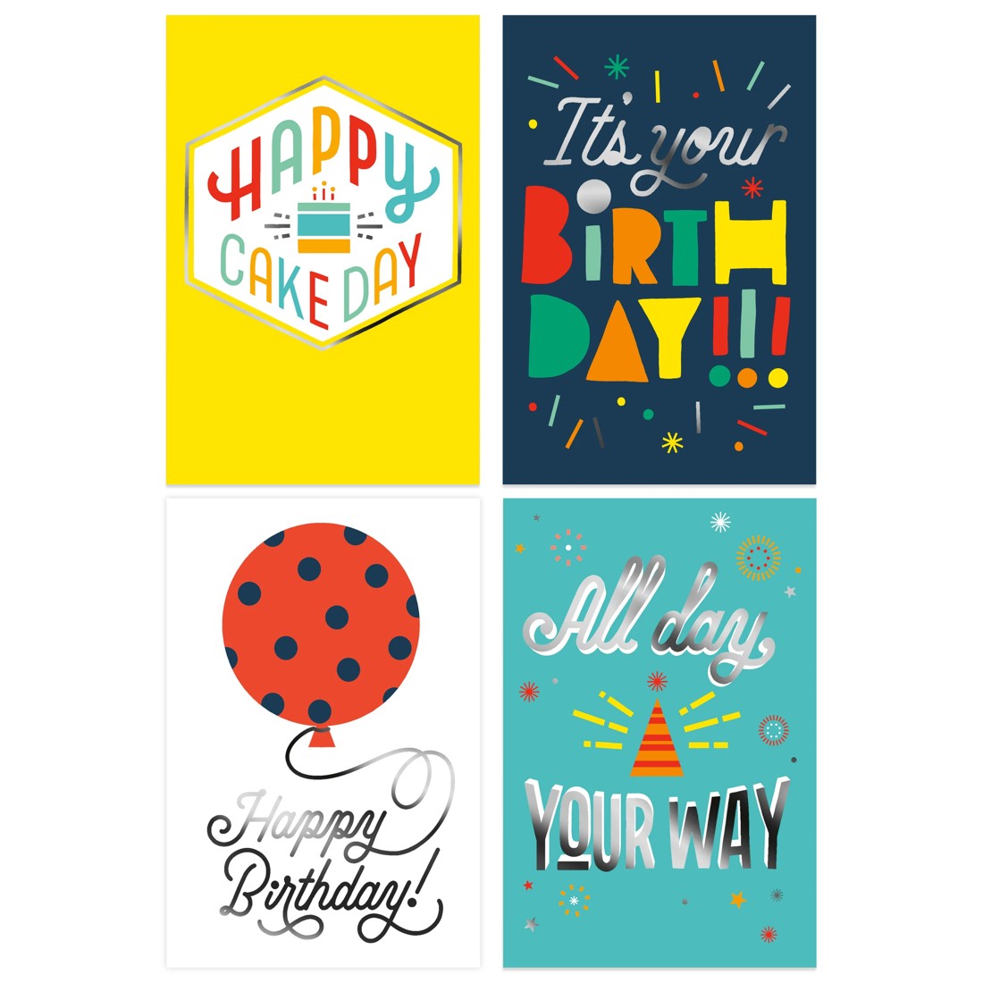 2 12 Pack Hallmark Birthday Cards - Bright and Bold, 2 of 6
