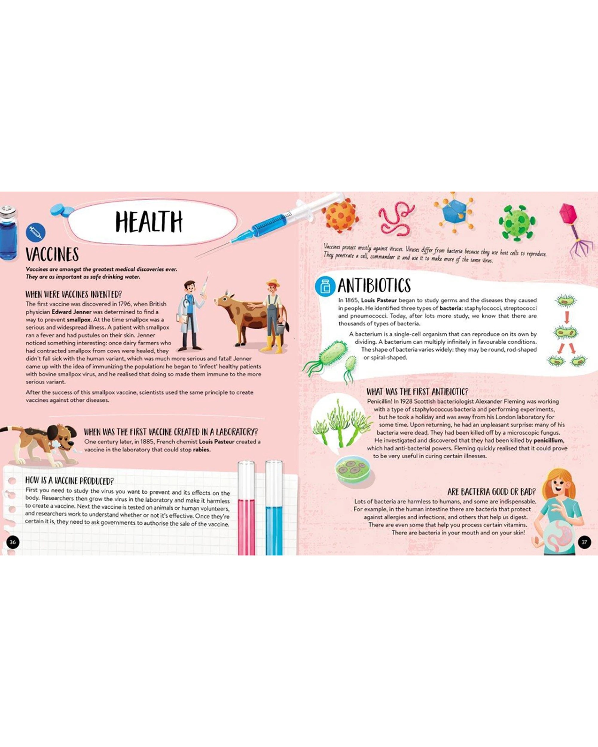3 Sassi Book & Poster Kids Children What How Why Inventions - Multi, 3 of 3