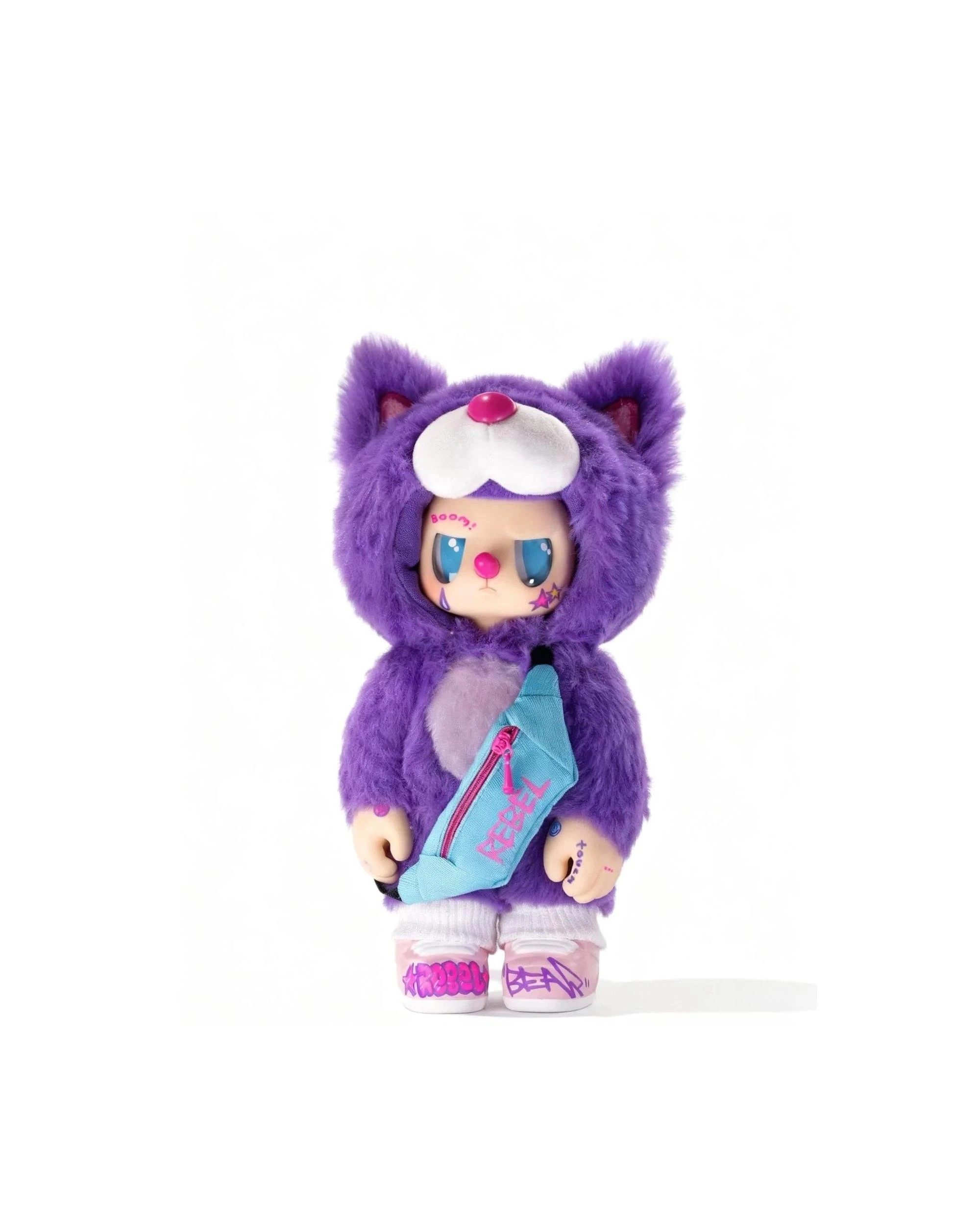 4 Rebel Bear Moveable Bag Series Plush Blind Box, 4 of 6