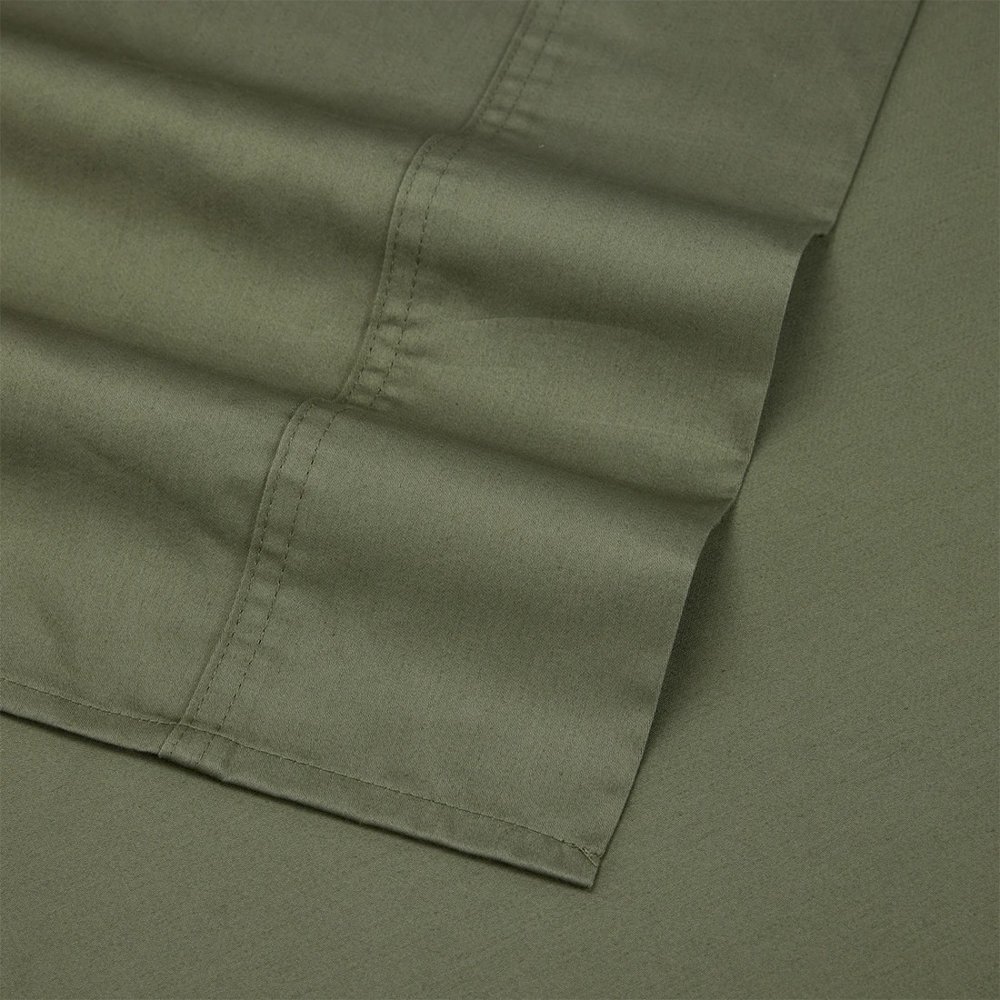 4 500 Thread Count Australian Grown Cotton Sheet Set - Double Bed, Forest, 4 of 7