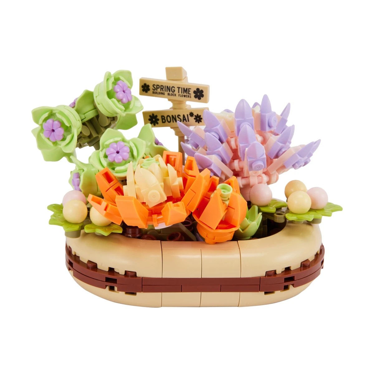 3 Mini Blocks Flower Series: Bonsai Series Playset - Assorted, 3 of 10