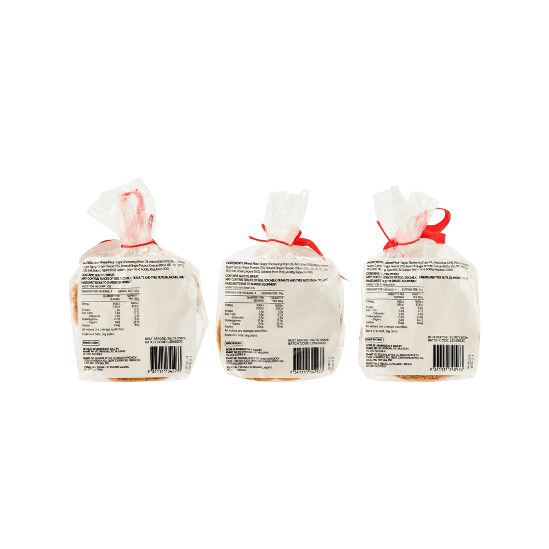 3 Christmas Character Cookies 120g - Assorted, 3 of 3