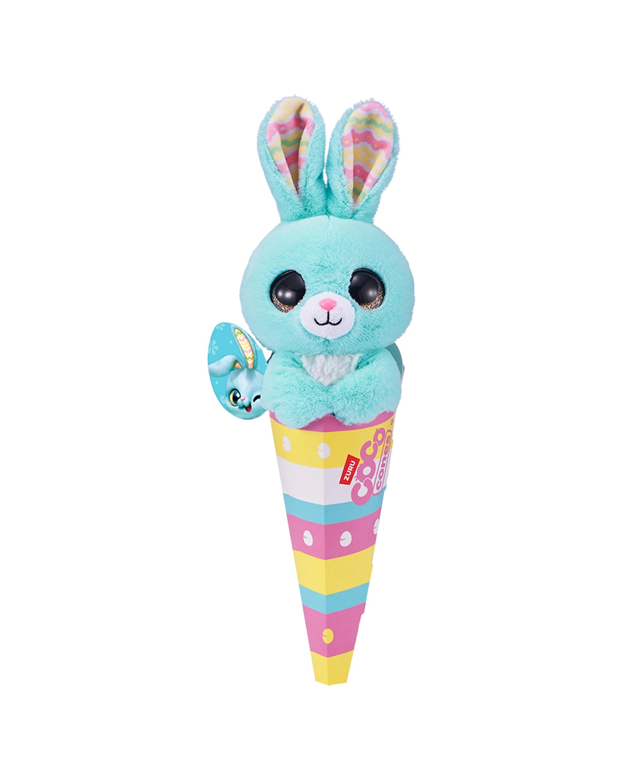 1 Zuru Coco Cones Bunny Animal Plush Toy Kids - Multi, 1 of 5
