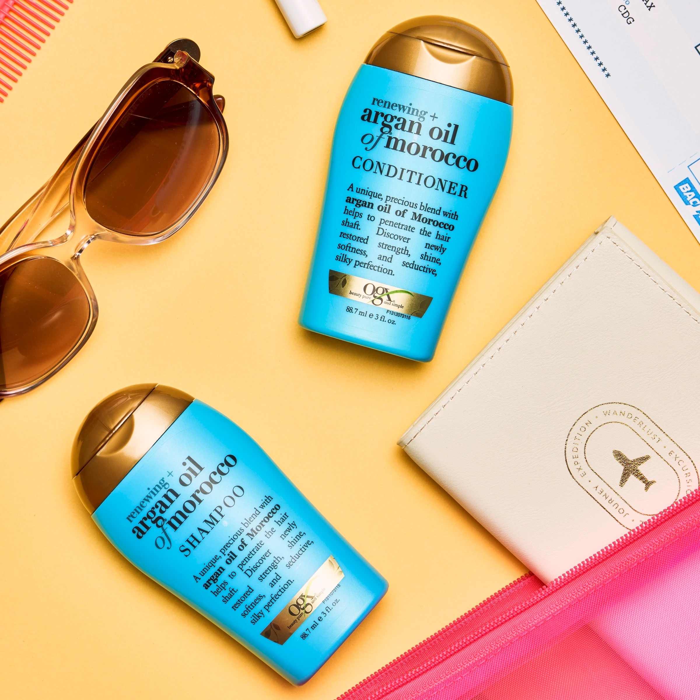 6 Target OGX Renewing + Repairing & Shine Argan Oil Of Morocco Shampoo For Dry & Damaged Hair 88.7ml - Blue, 6 of 6
