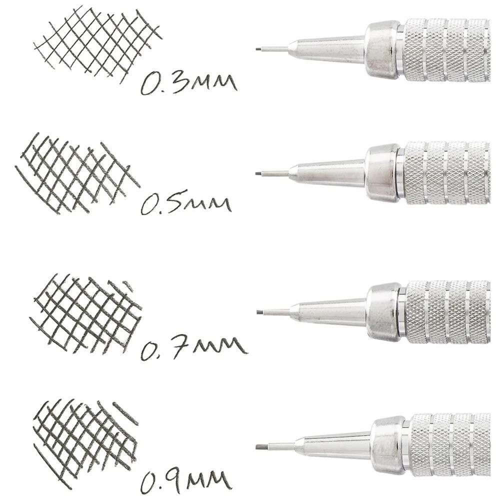 7 Pentel Graph Gear 500 Mechanical Pencil 0.9mm Steel, 7 of 7