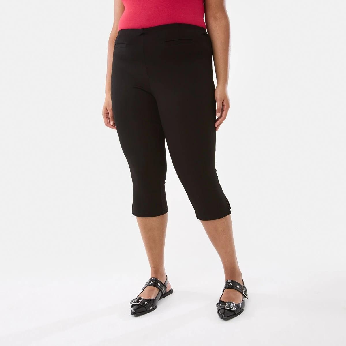 3 Capri Pants Black, 3 of 8