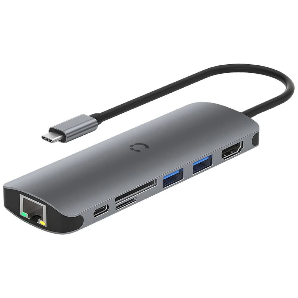 1 Cygnett Unite DeskMate USB-C Hub Silver, 1 of 4