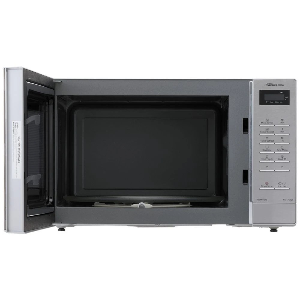 2 Panasonic 32L Inverter Microwave Stainless Steel, 2 of 6
