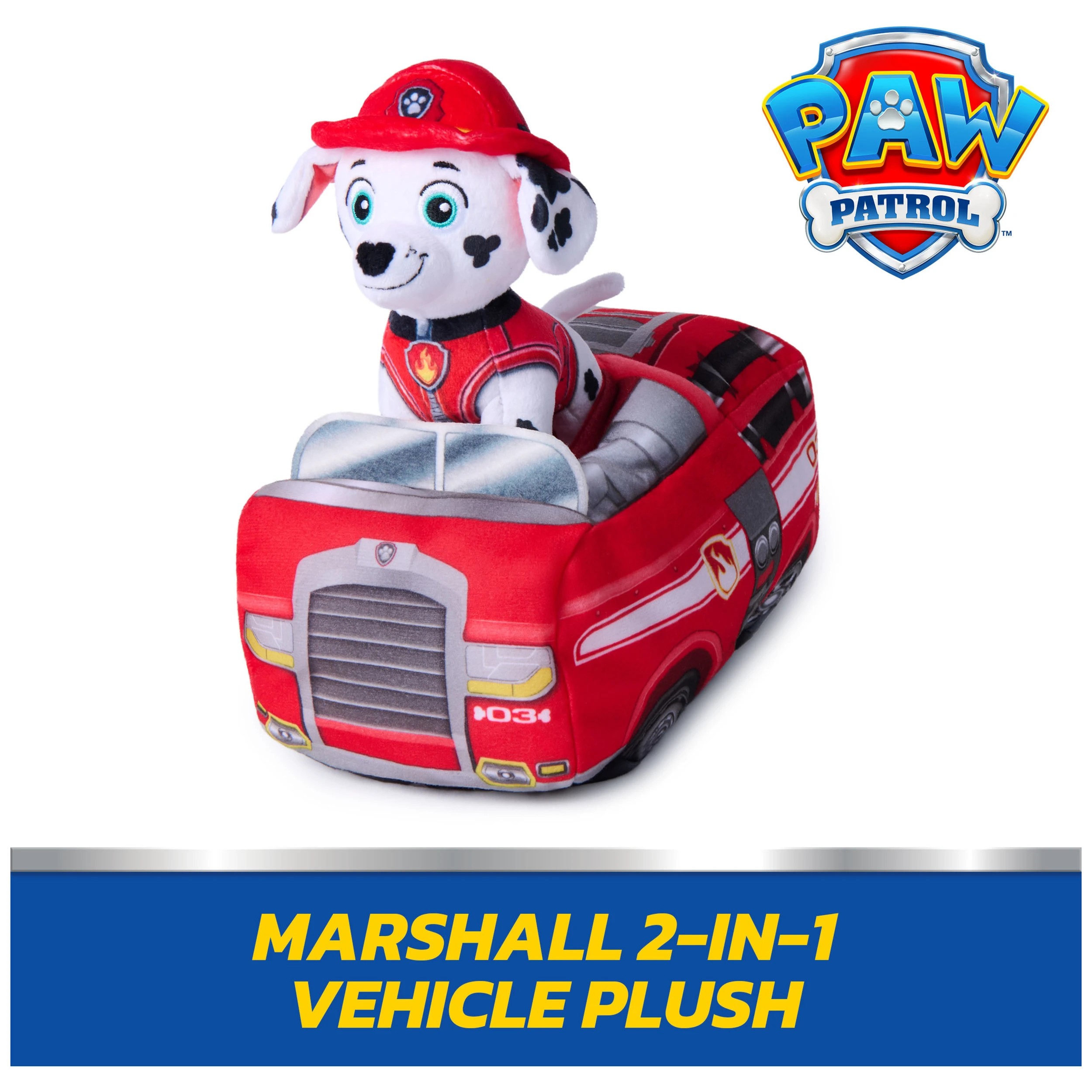 3 Paw Patrol 2 - in - 1 Rescue Marshall Plush - Red, 3 of 8