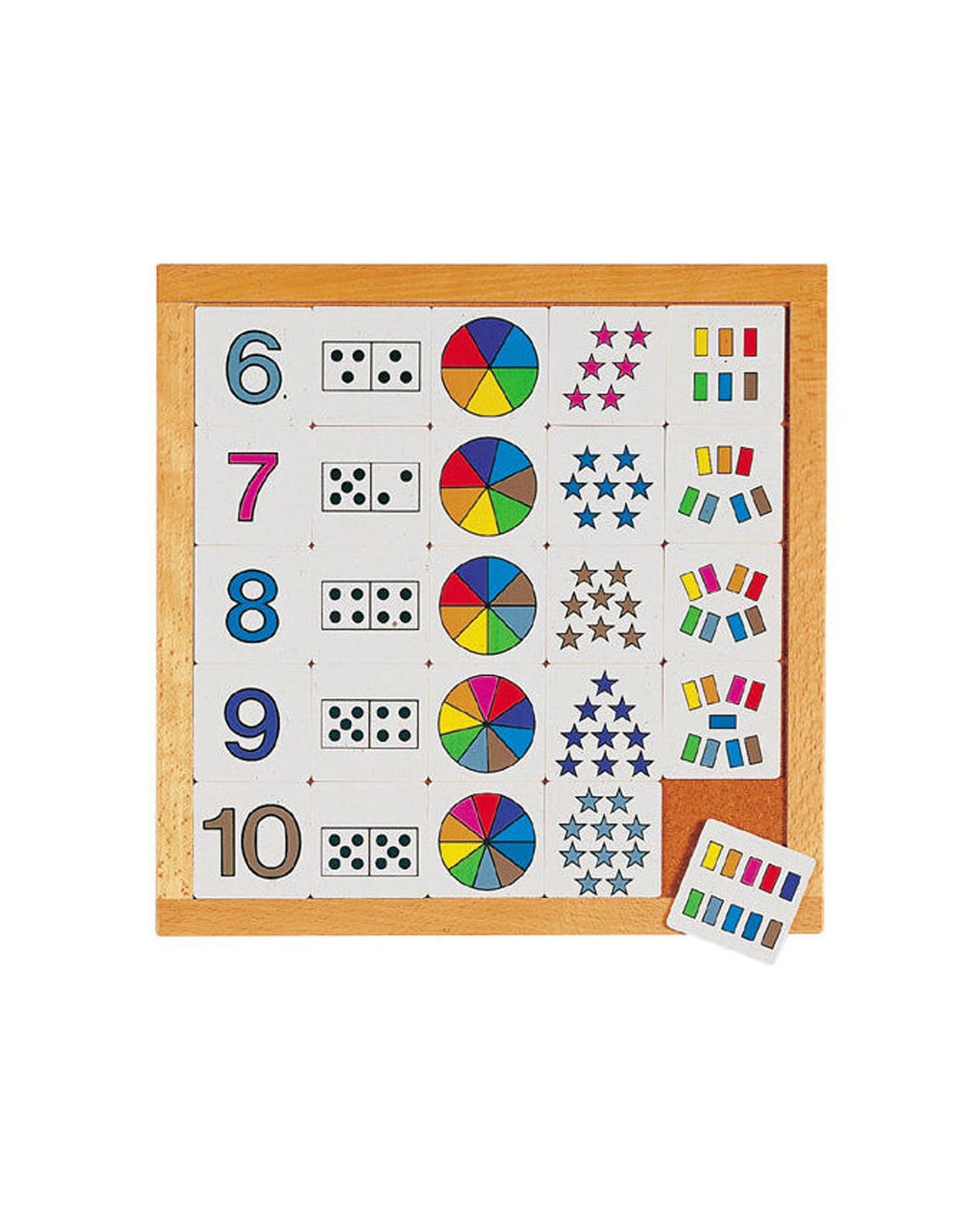 3 EDUCO Counting Diagram Numbers 6-10 Math Learning Toy Educational Toy Kids - Multi, 3 of 3