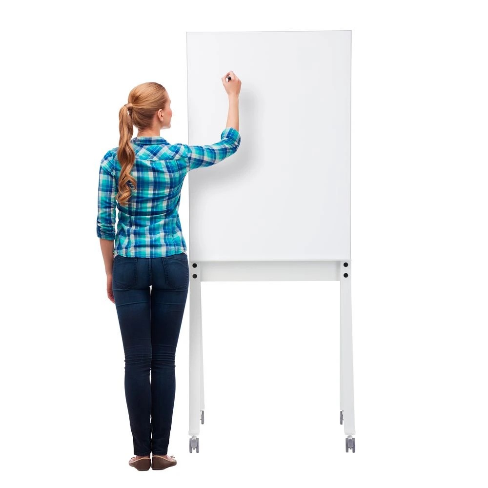 7 J.Burrows Mobile Whiteboard & Pinboard 1050x650mm, 7 of 7