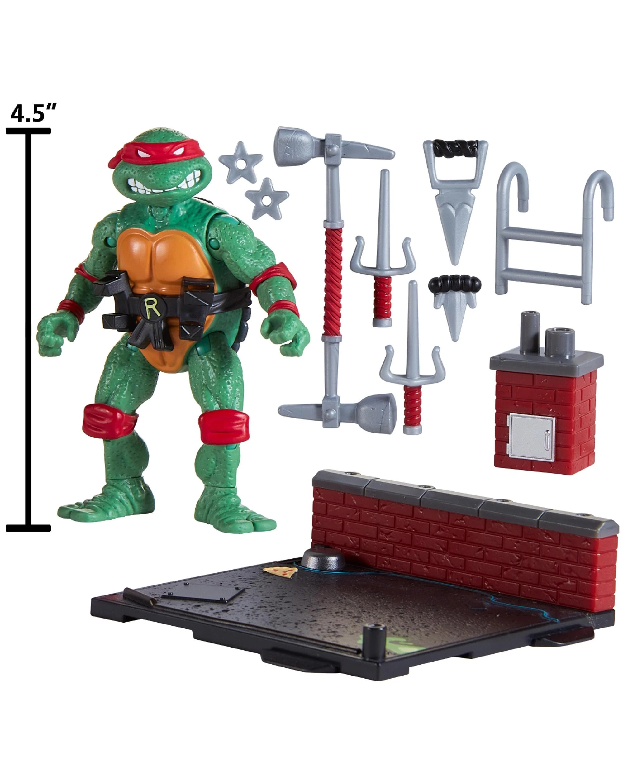 3 Teenage Mutant Ninja Turtles 1988 Remastered Raphael Action Figure, 3 of 7
