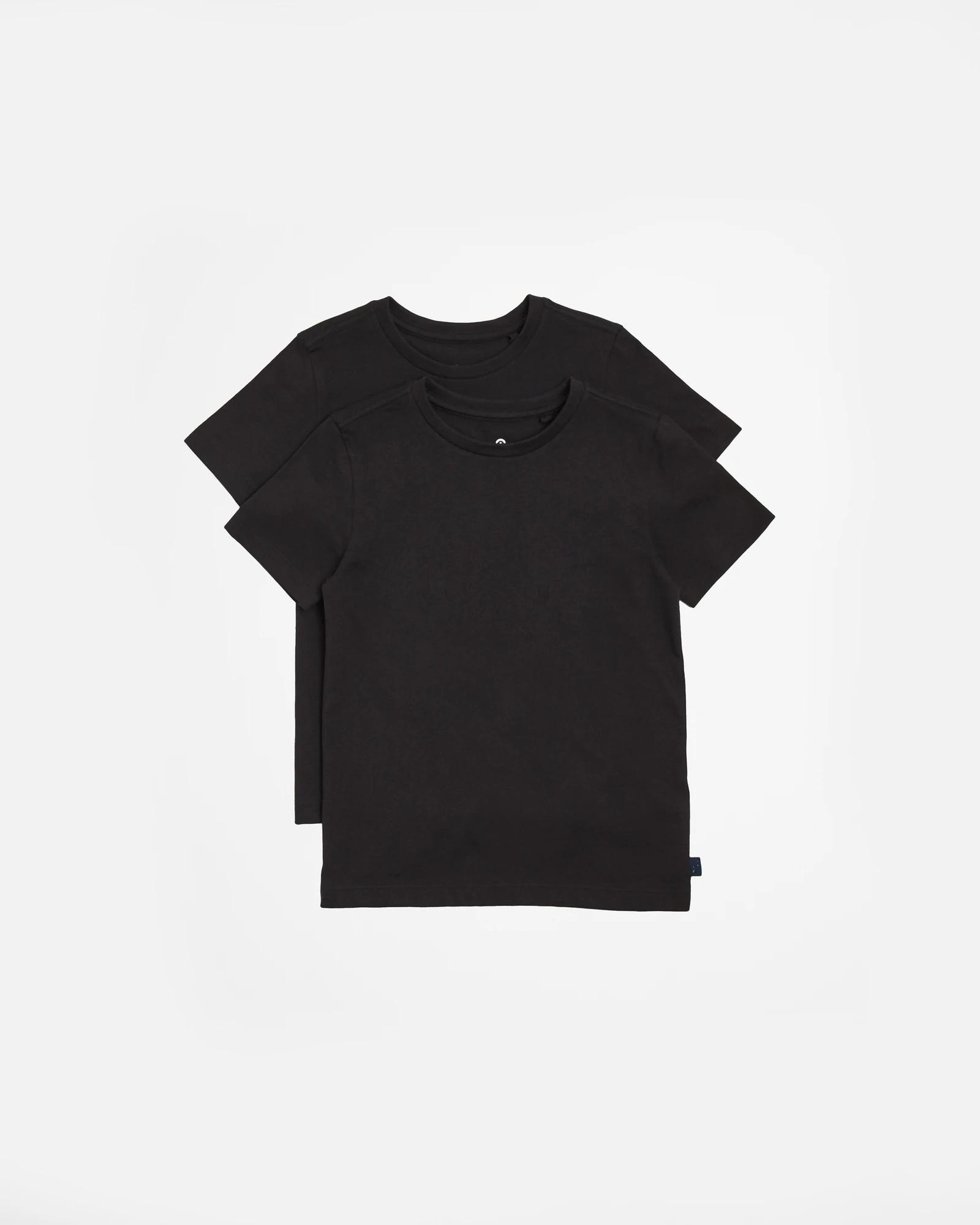 1 Target Australian Cotton Boys 2 Pack T-shirts BLACK, 1 of 3