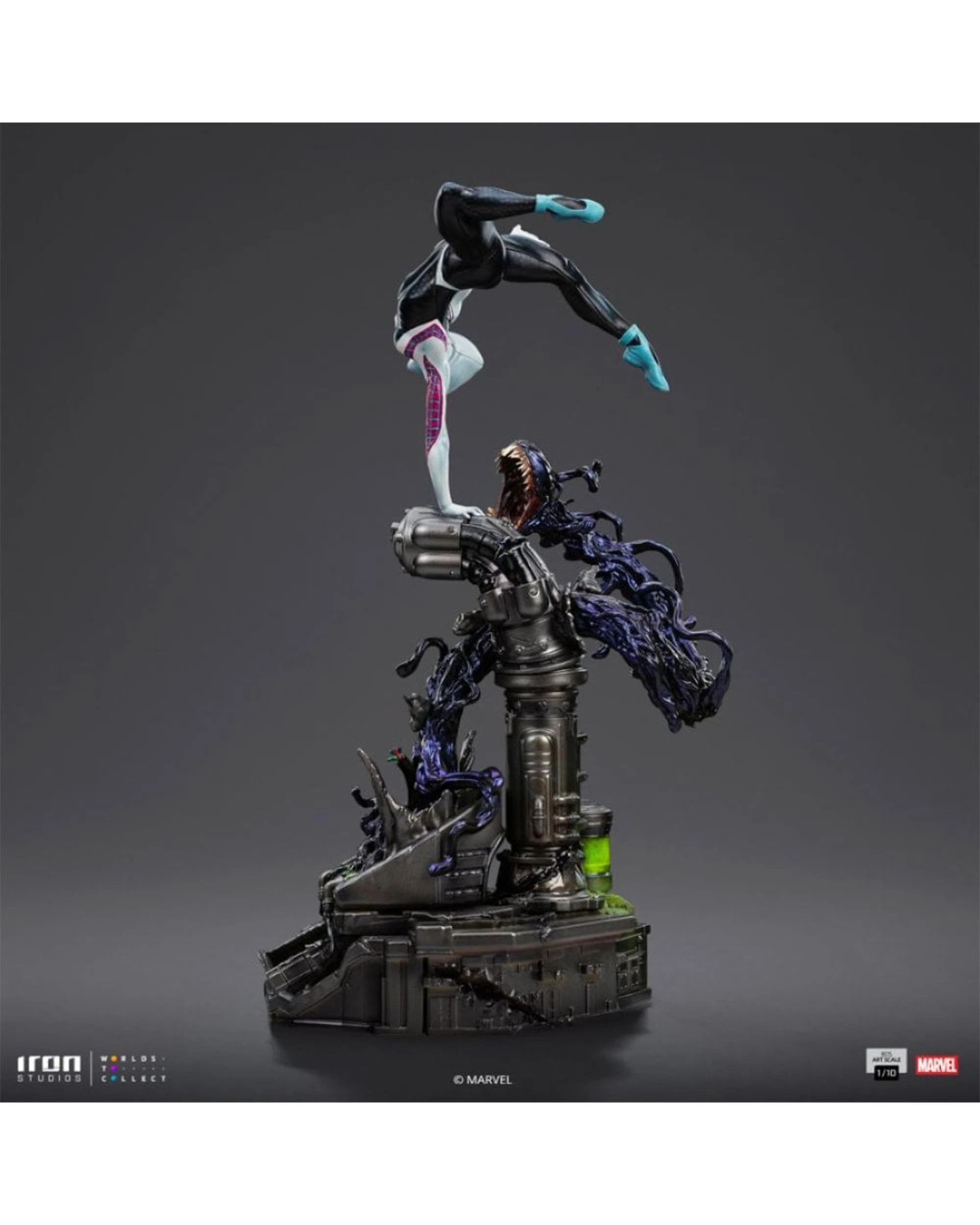 3 Marvel Spider-Man Ghost-Spider 1:10 Scale Statue, 3 of 9