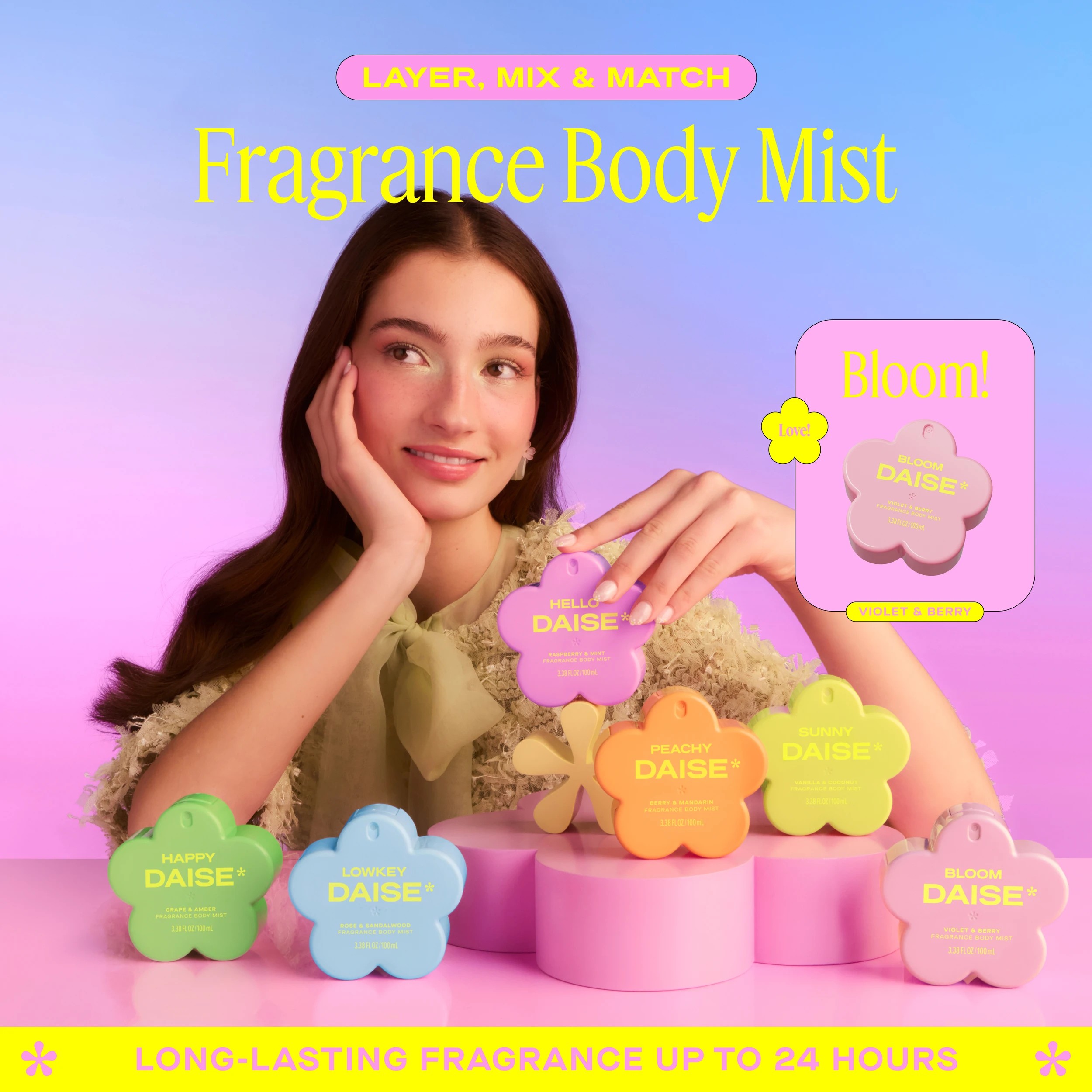 5 DAISE Bloom Fragrance Body Mist 100ml - Violet and Berry, 5 of 9