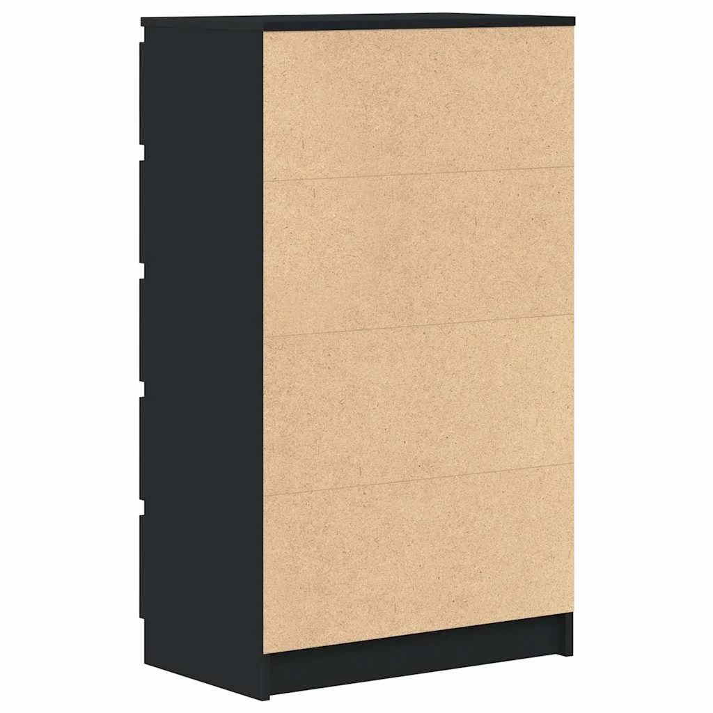 6 vidaXL drawer cabinet Ample Storage - Black, 6 of 10