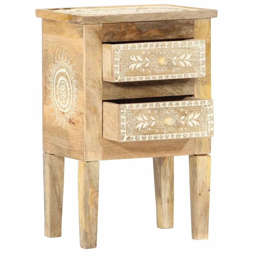 1 Vidaxl Bedside Cabinet Bedside Cabinet, Bedside Cabinets - Brown, 1 of 9
