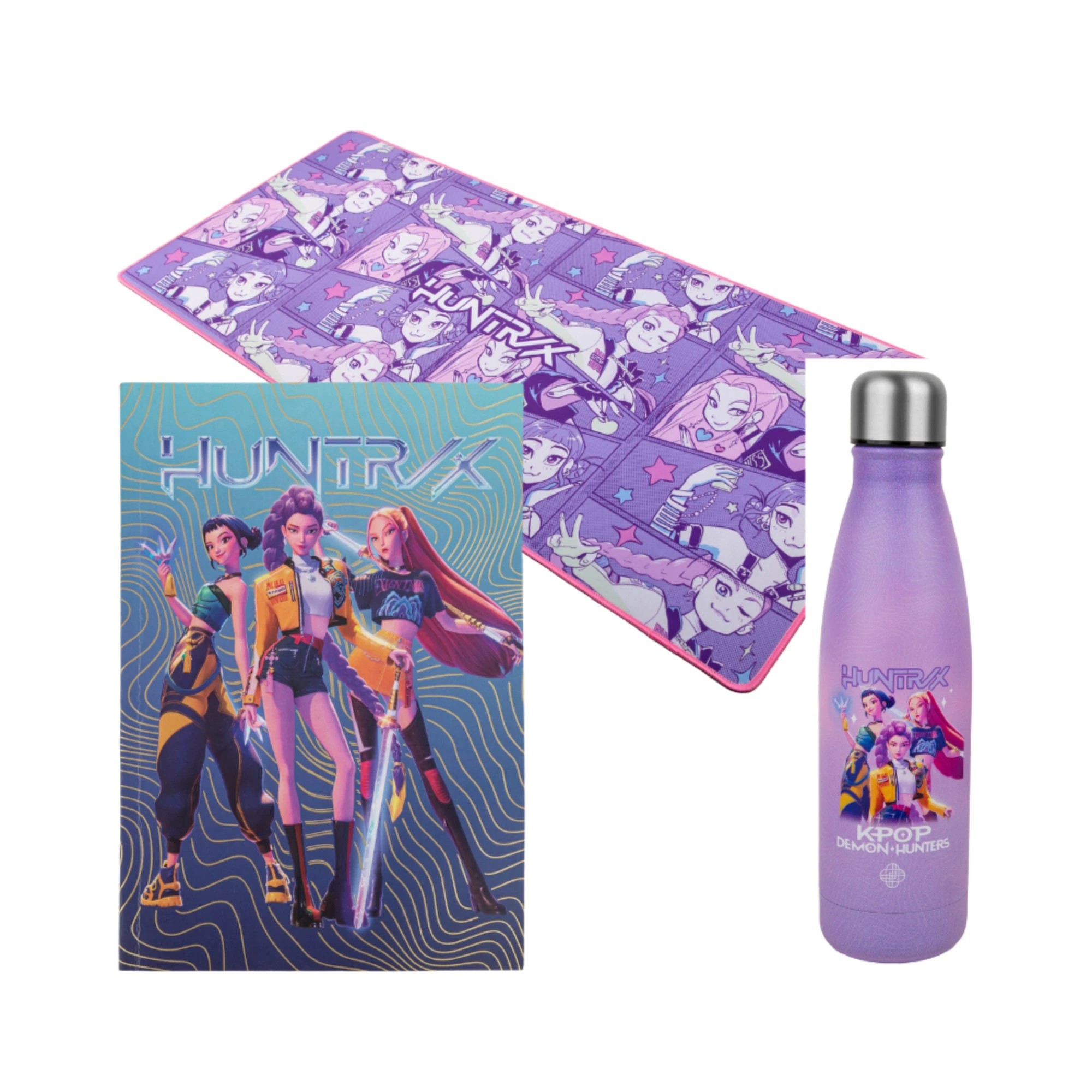 2 KPOP Demon Hunters HUNTR/X 3-Piece Set - Desk Mat, Insulated Bottle, Notebook, 2 of 7
